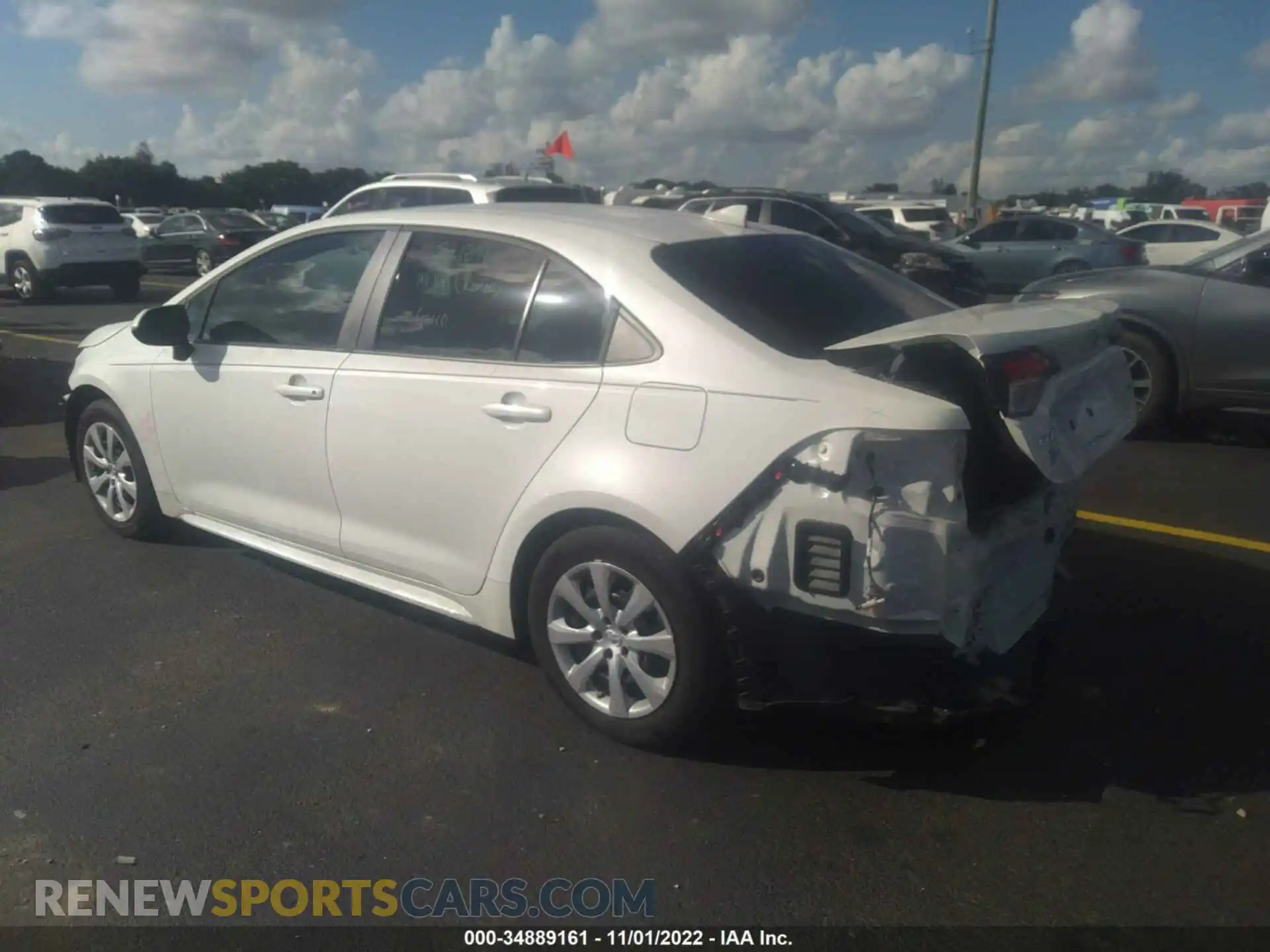3 Photograph of a damaged car 5YFEPMAE2MP253836 TOYOTA COROLLA 2021