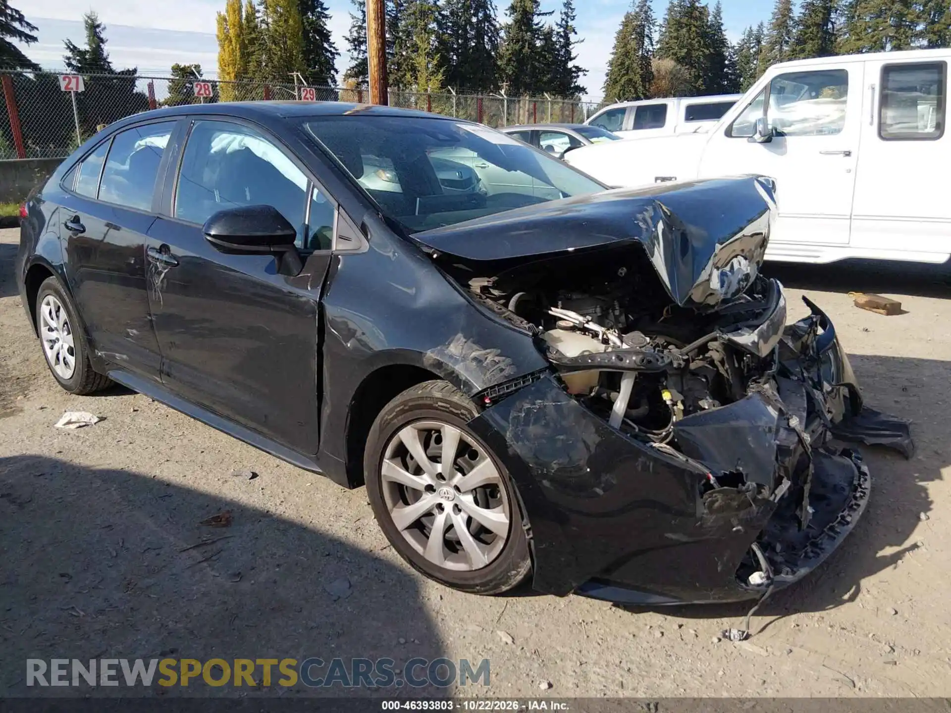 1 Photograph of a damaged car 5YFEPMAE2MP257241 TOYOTA COROLLA 2021