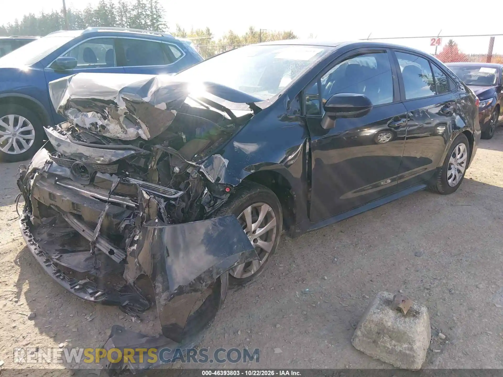 2 Photograph of a damaged car 5YFEPMAE2MP257241 TOYOTA COROLLA 2021