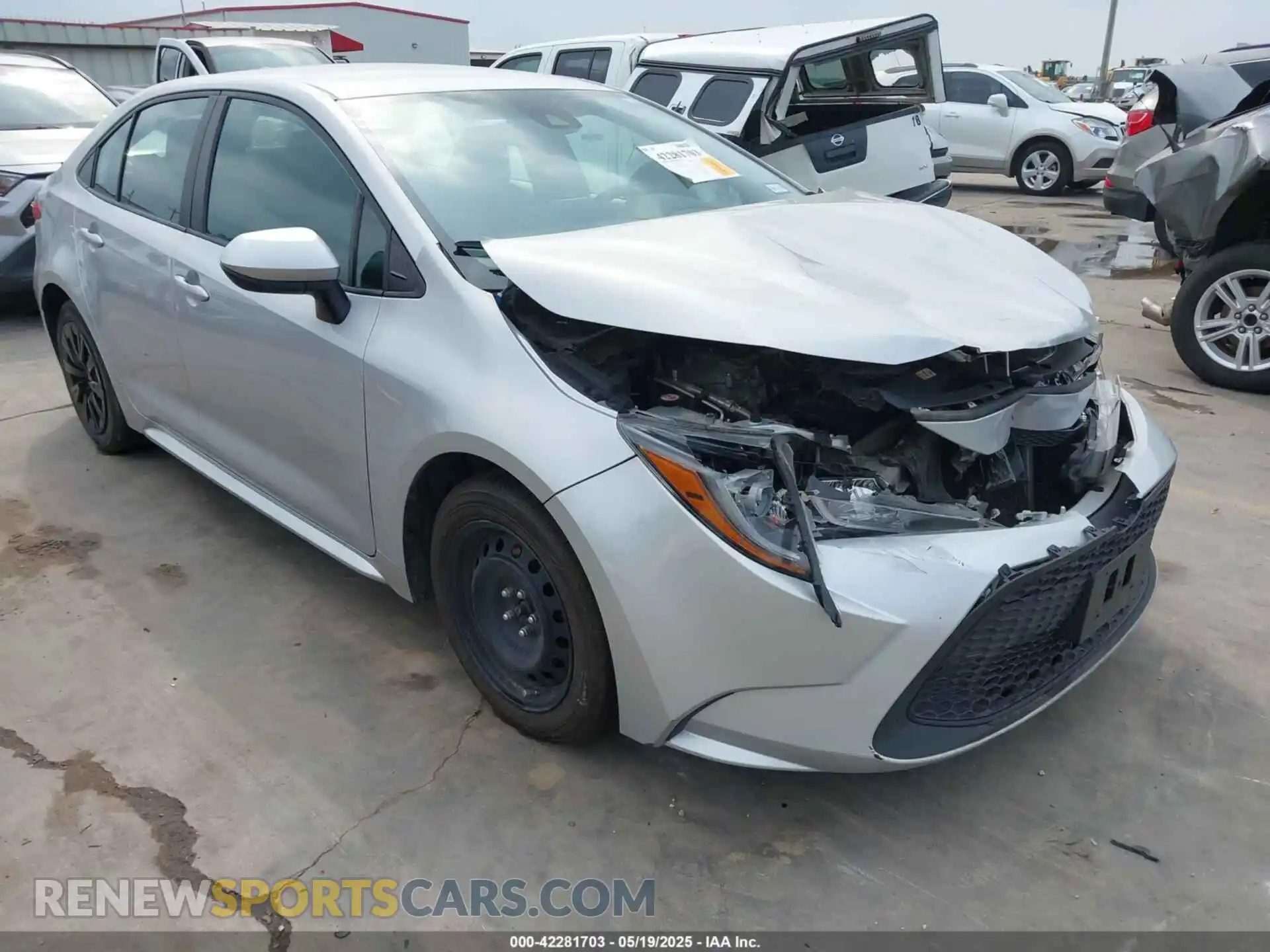 1 Photograph of a damaged car 5YFEPMAE2MP257501 TOYOTA COROLLA 2021