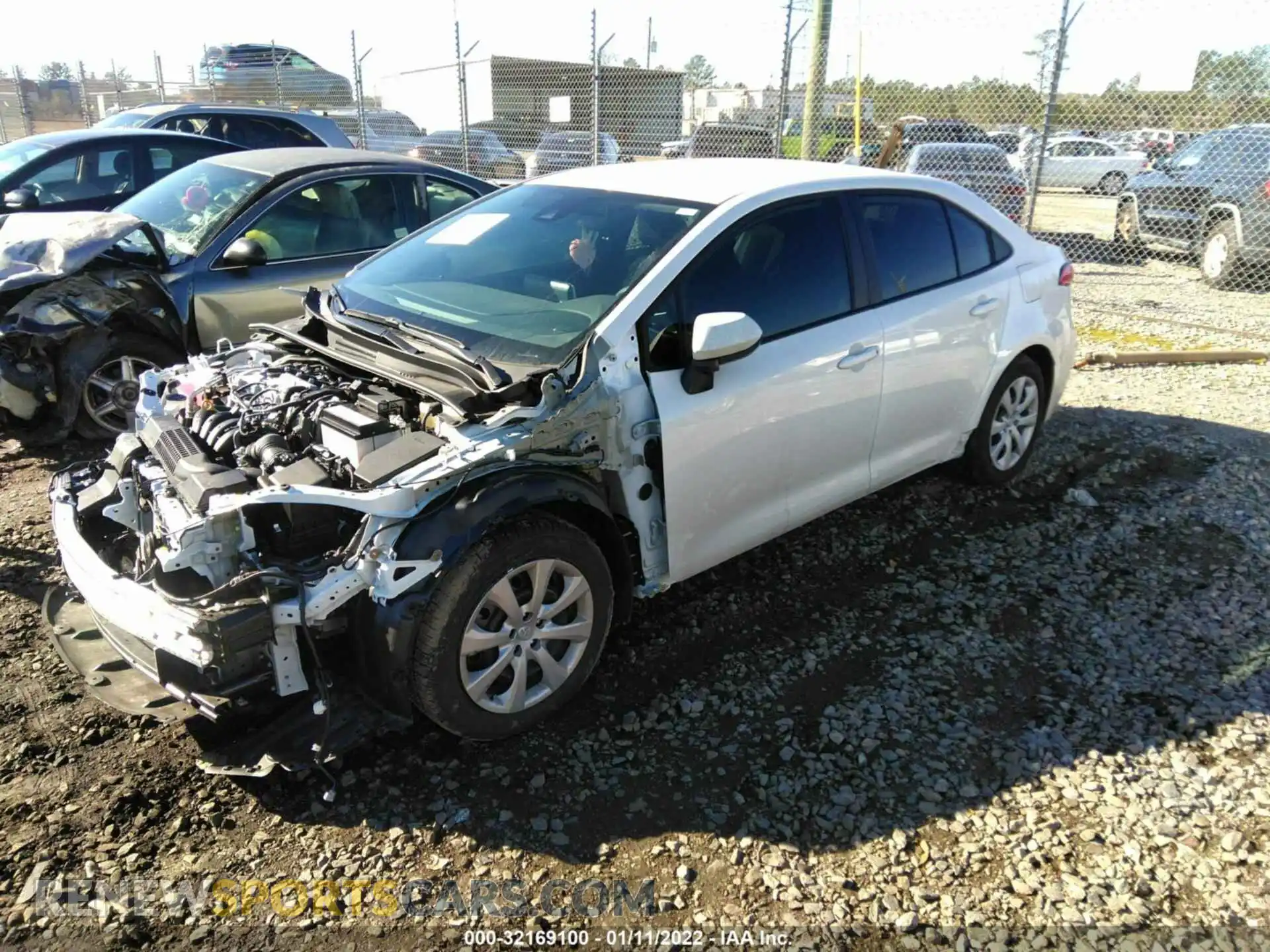 2 Photograph of a damaged car 5YFEPMAE2MP257708 TOYOTA COROLLA 2021