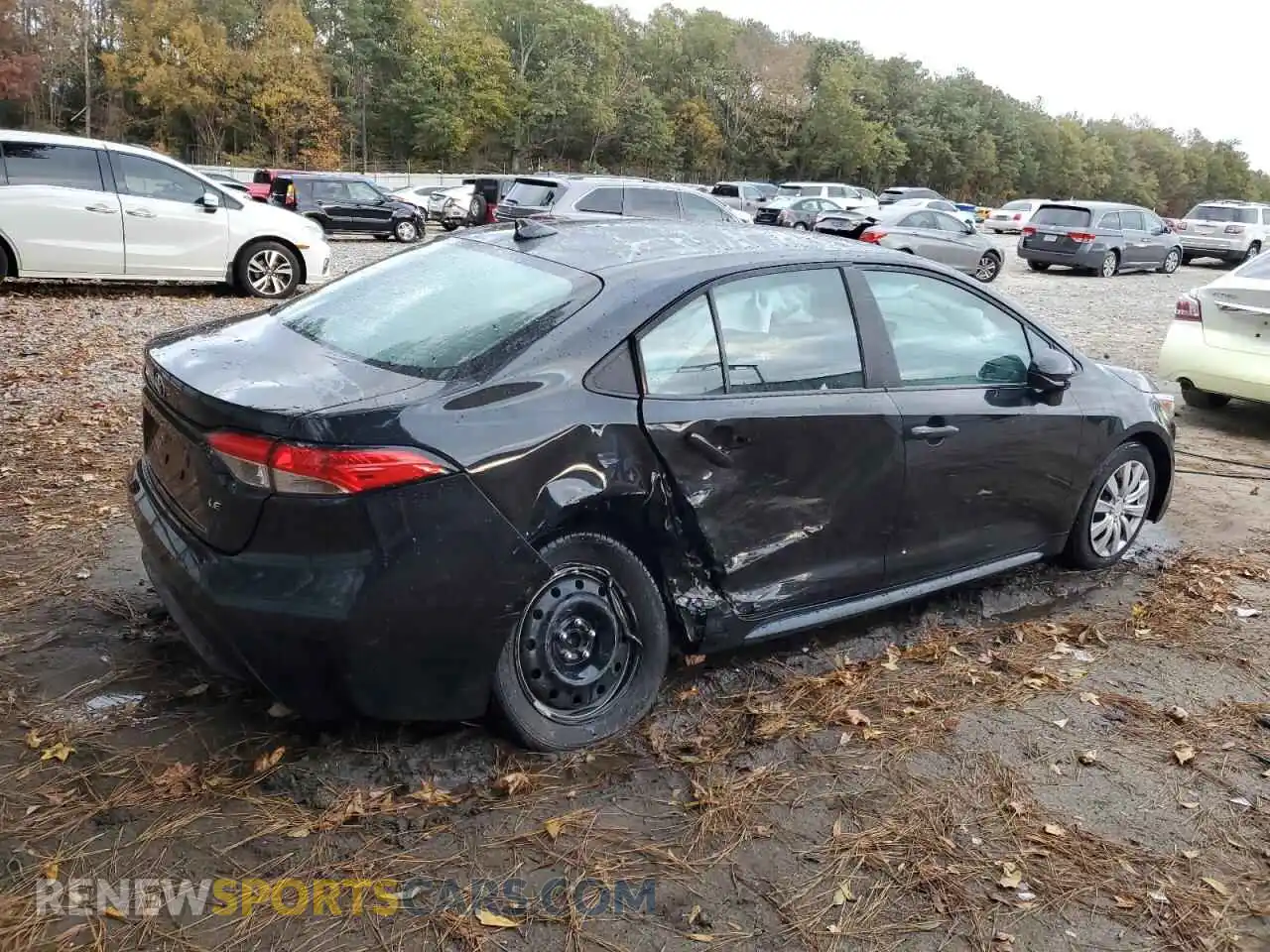3 Photograph of a damaged car 5YFEPMAE2MP257904 TOYOTA COROLLA 2021