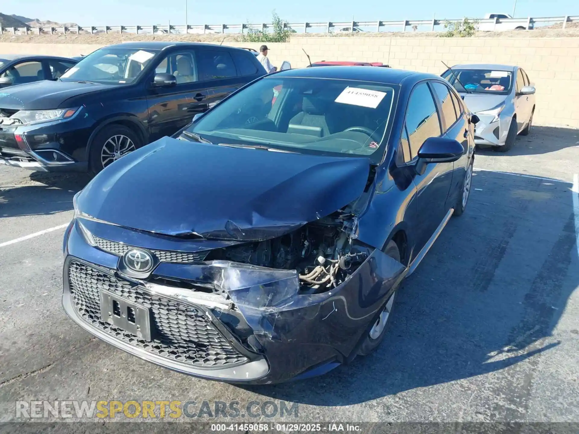 2 Photograph of a damaged car 5YFEPMAE2MP261032 TOYOTA COROLLA 2021