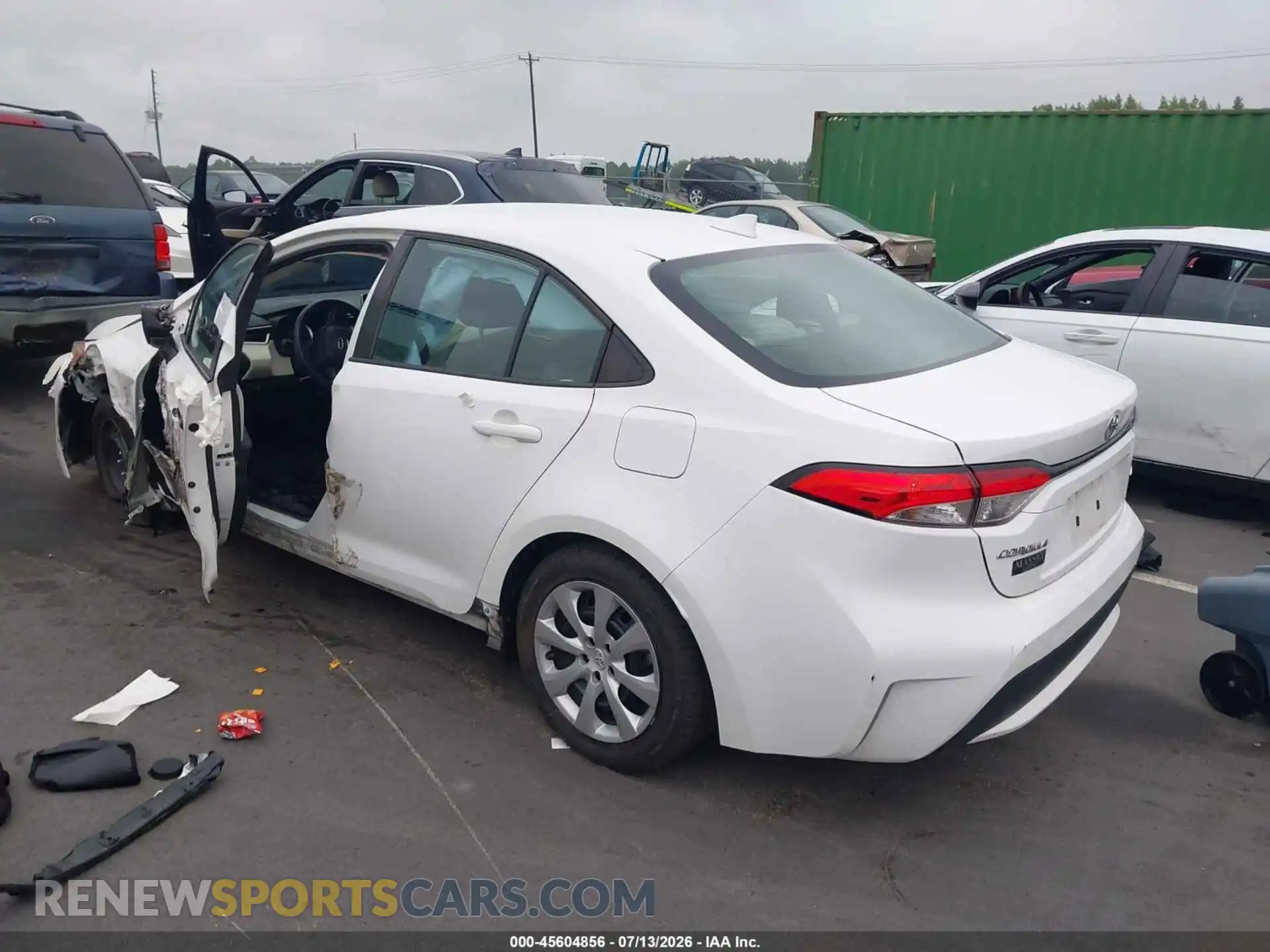 3 Photograph of a damaged car 5YFEPMAE2MP268479 TOYOTA COROLLA 2021