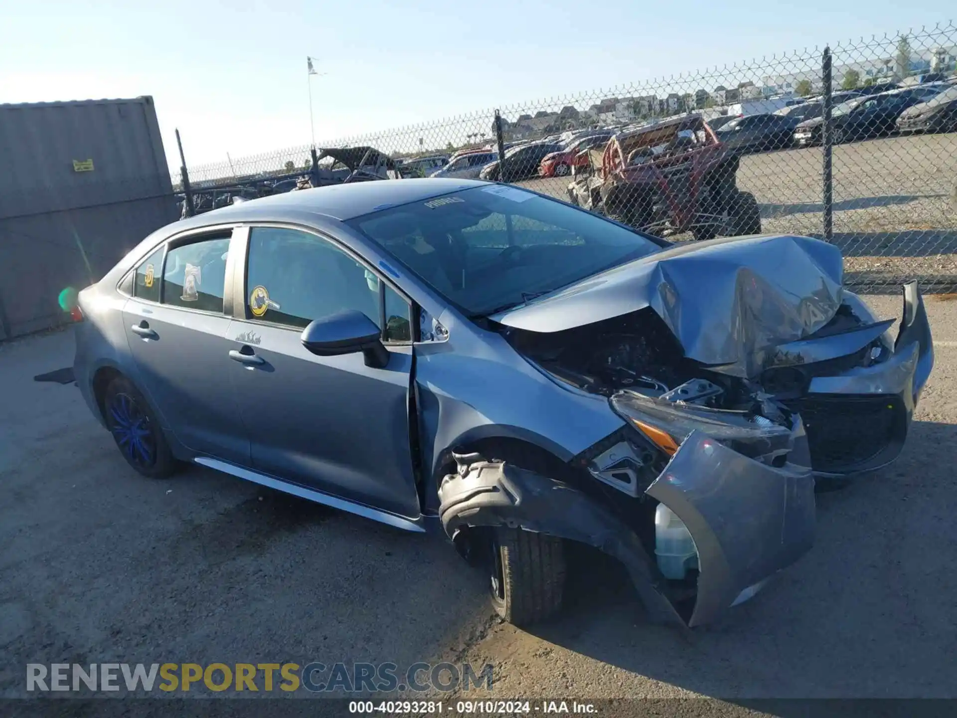 1 Photograph of a damaged car 5YFEPMAE2MP269437 TOYOTA COROLLA 2021