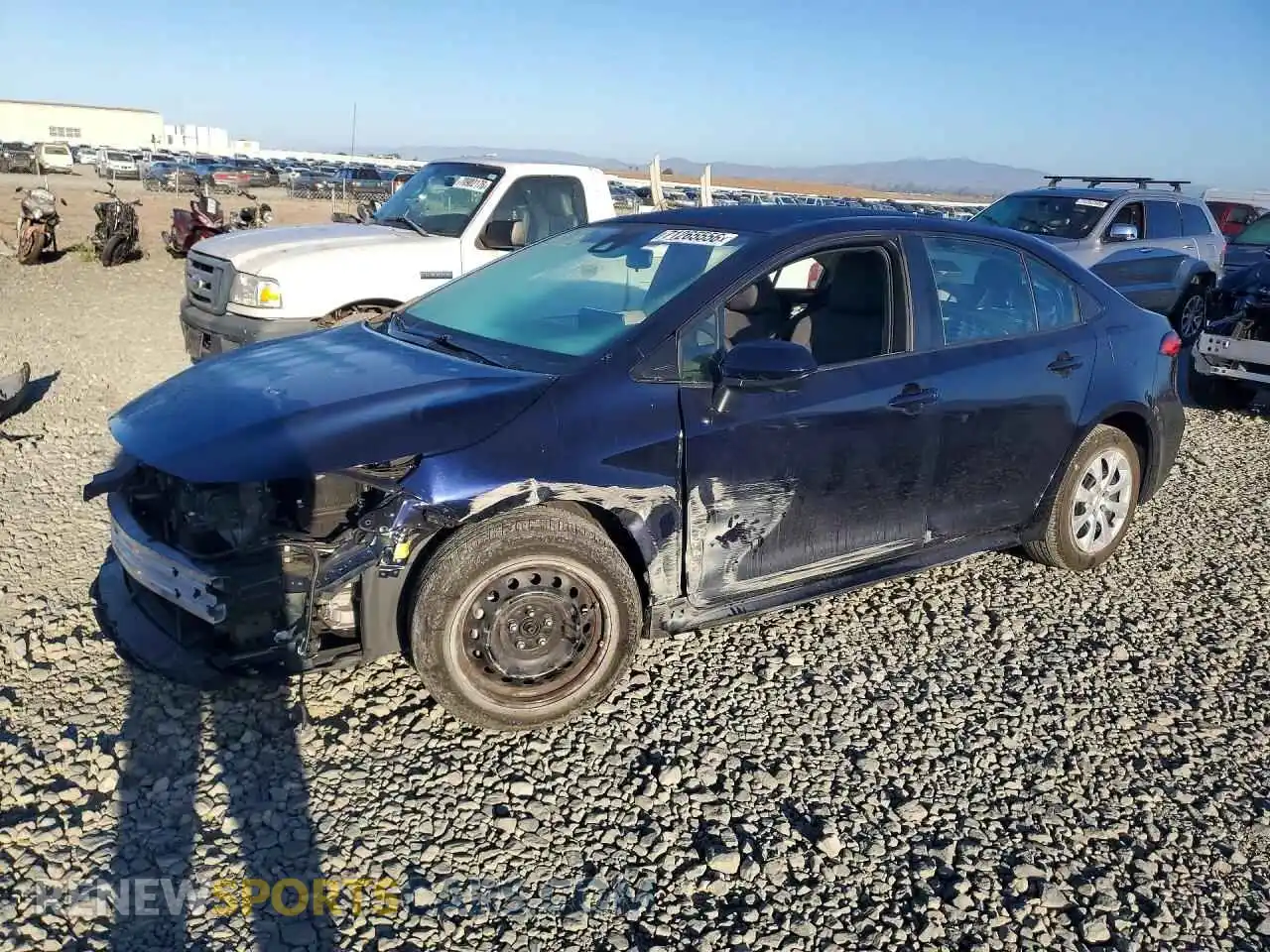 1 fotografías del automóvil dañado 5YFEPMAE2MP270359 TOYOTA COROLLA 2021