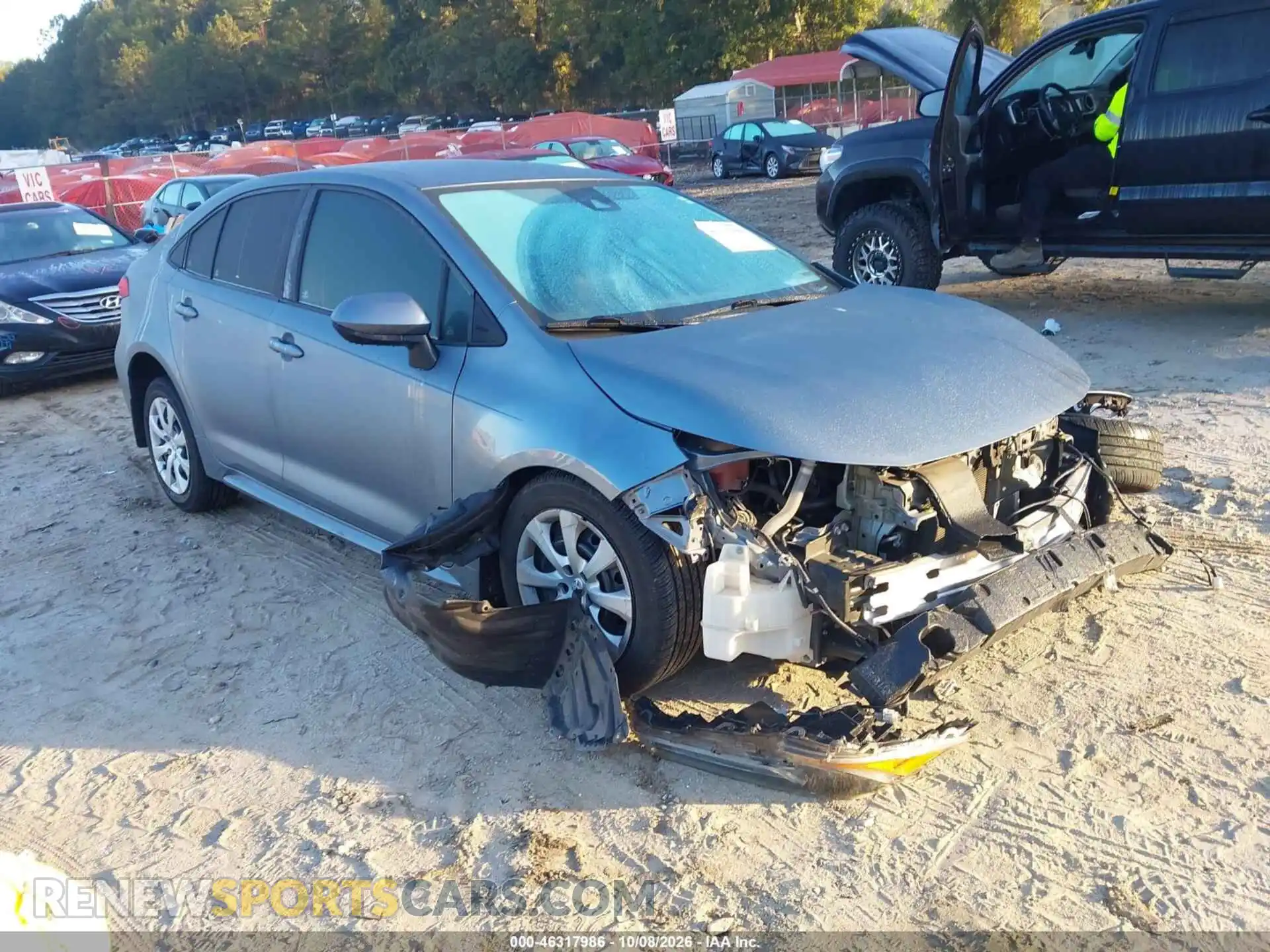 1 Фотография поврежденного автомобиля 5YFEPMAE3MP155477 TOYOTA COROLLA 2021
