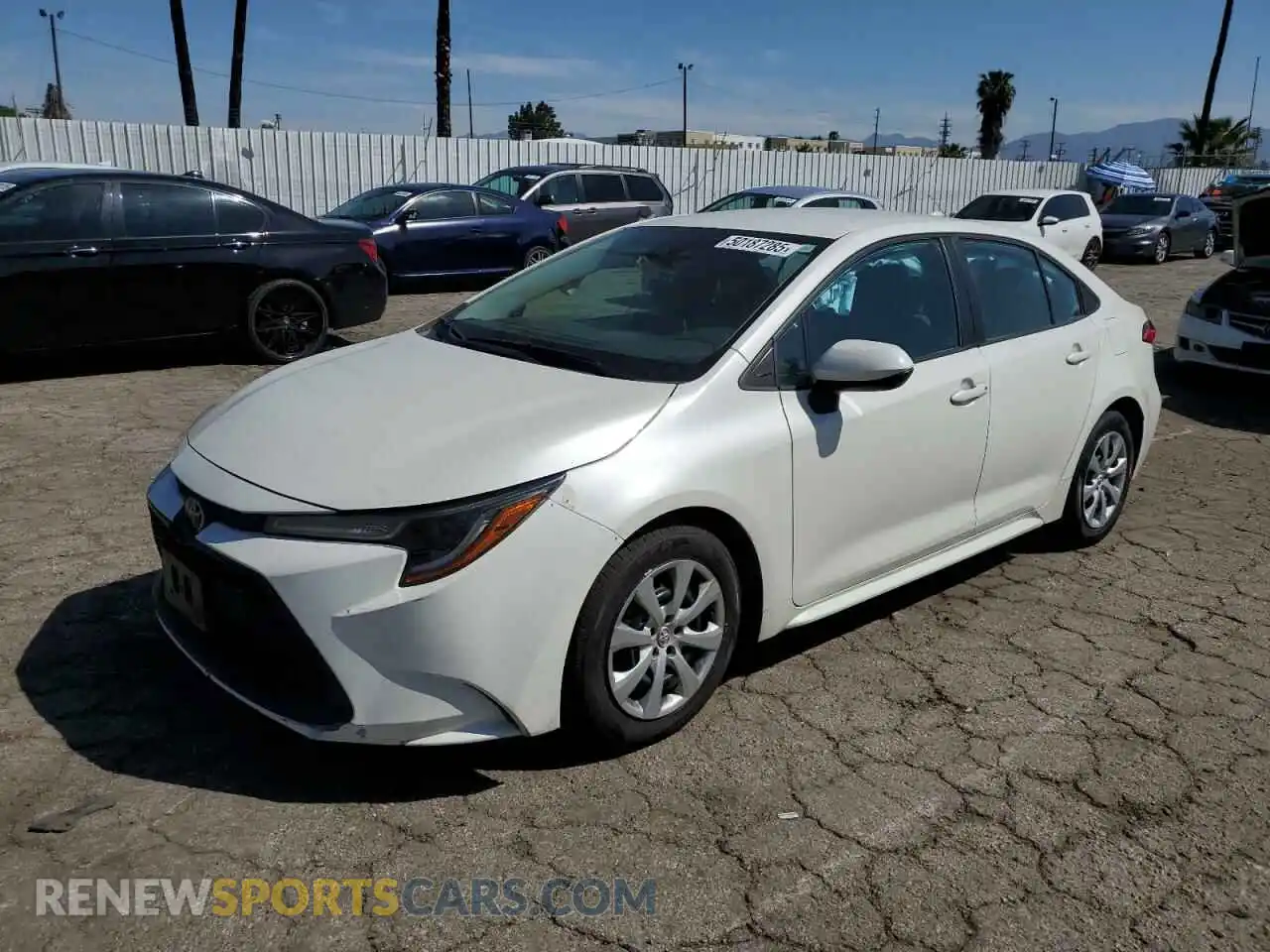 1 Photograph of a damaged car 5YFEPMAE3MP158573 TOYOTA COROLLA 2021