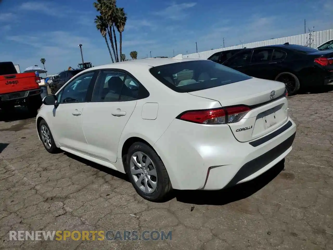 2 Photograph of a damaged car 5YFEPMAE3MP158573 TOYOTA COROLLA 2021