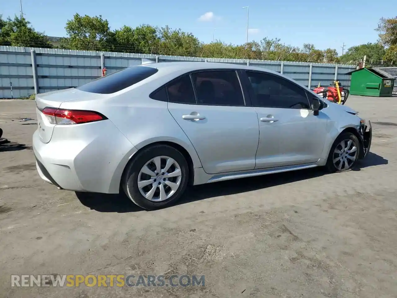 3 Photograph of a damaged car 5YFEPMAE3MP162333 TOYOTA COROLLA 2021