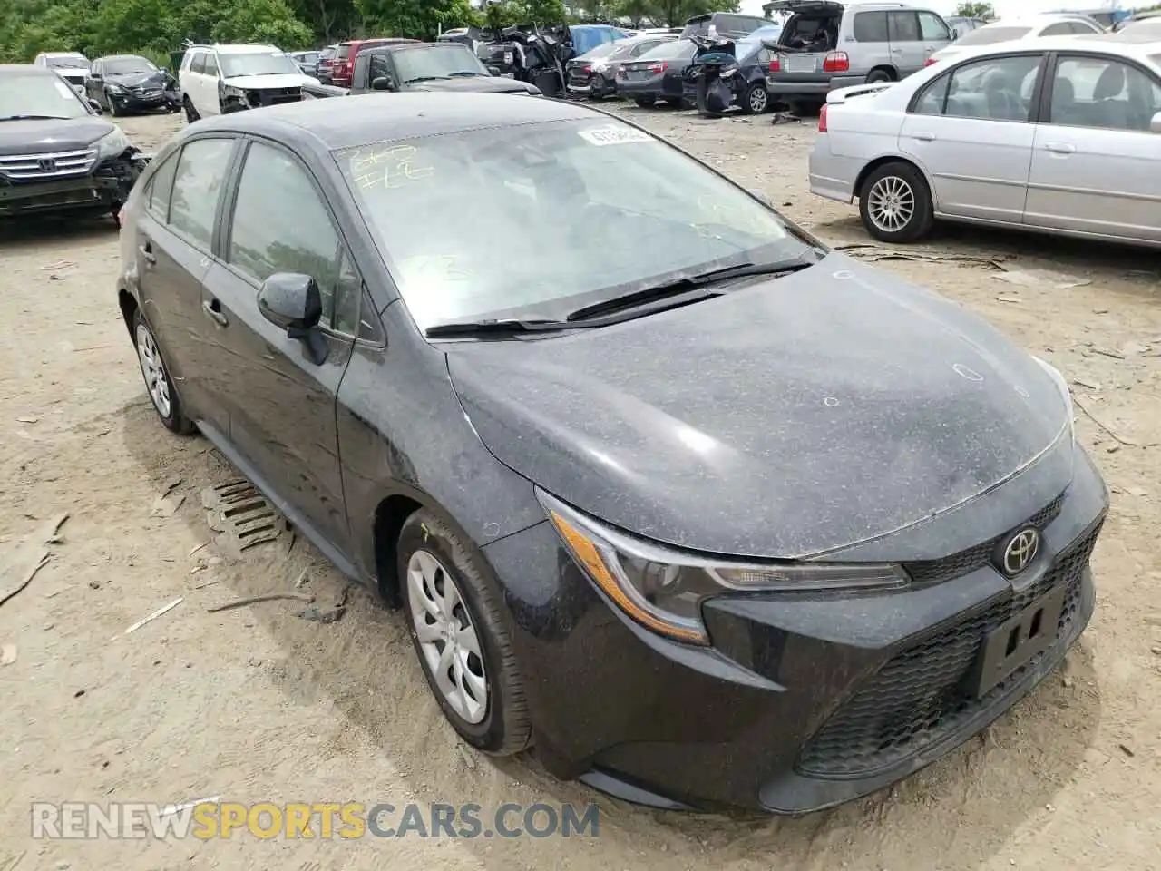 1 Photograph of a damaged car 5YFEPMAE3MP162350 TOYOTA COROLLA 2021