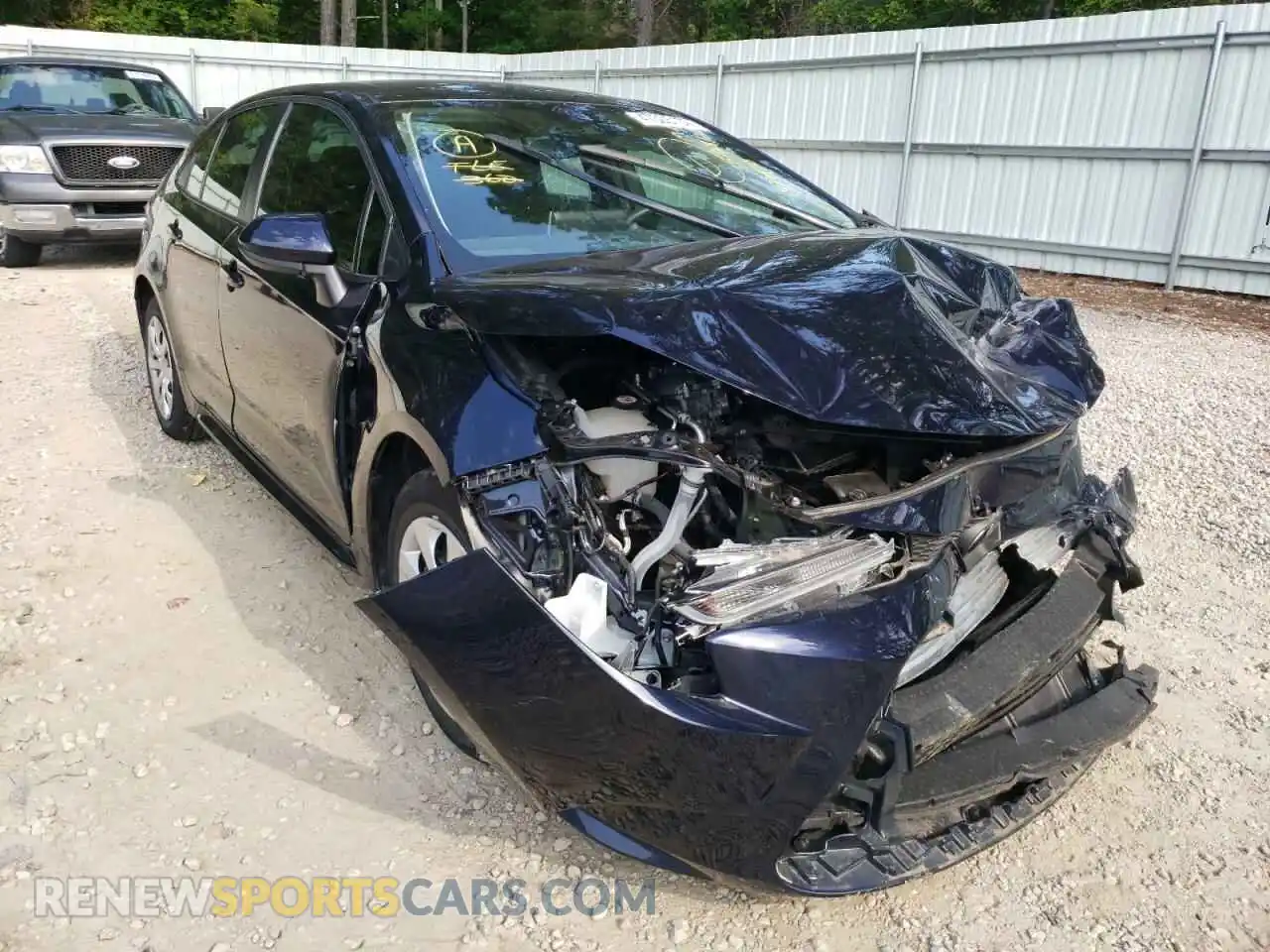 1 Photograph of a damaged car 5YFEPMAE3MP162445 TOYOTA COROLLA 2021