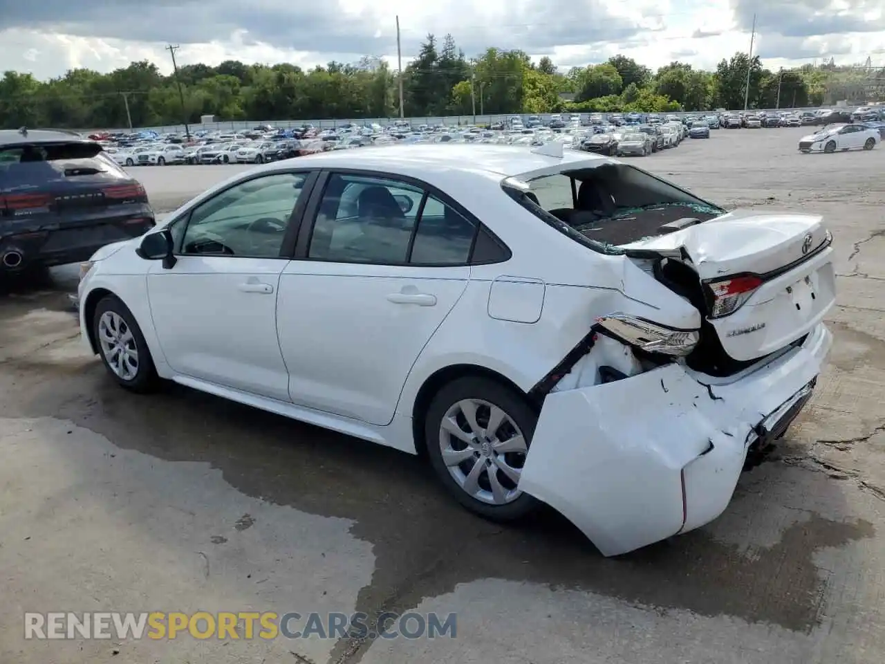 2 Photograph of a damaged car 5YFEPMAE3MP163840 TOYOTA COROLLA 2021