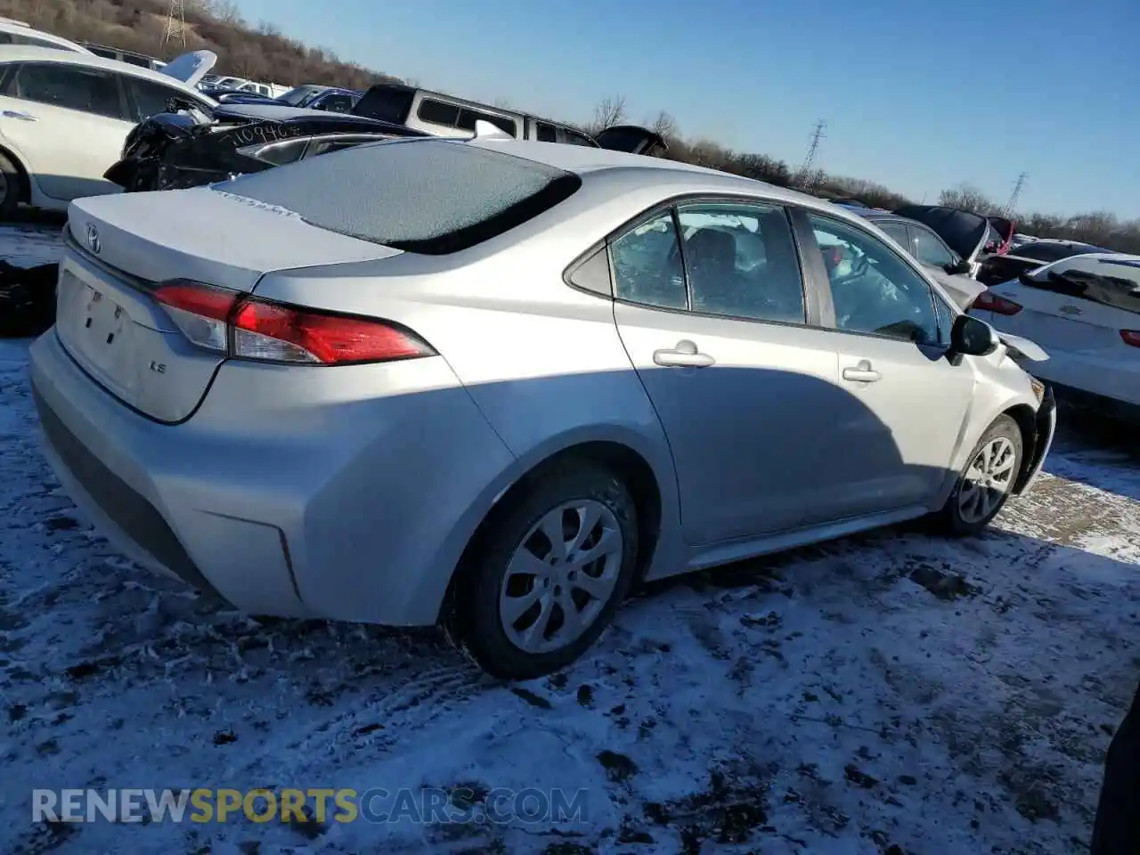 3 Photograph of a damaged car 5YFEPMAE3MP165927 TOYOTA COROLLA 2021