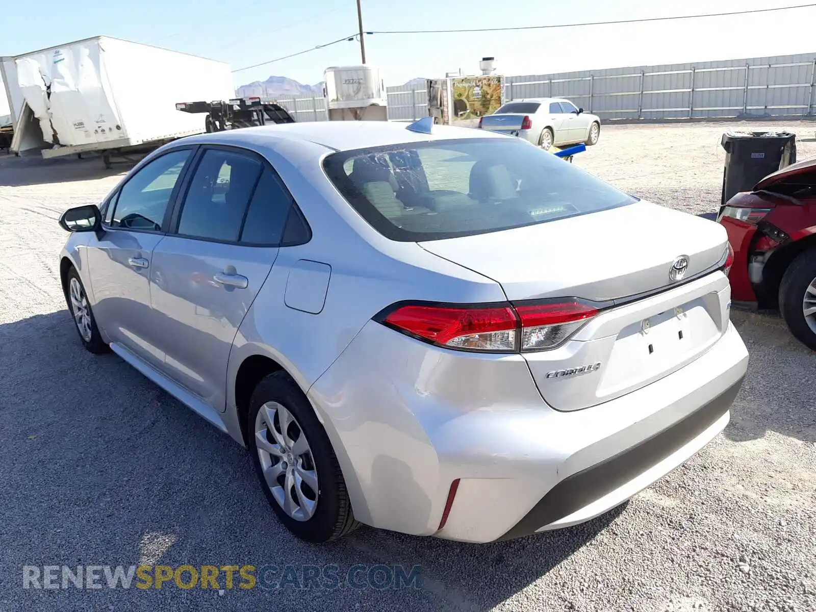 3 Photograph of a damaged car 5YFEPMAE3MP167337 TOYOTA COROLLA 2021