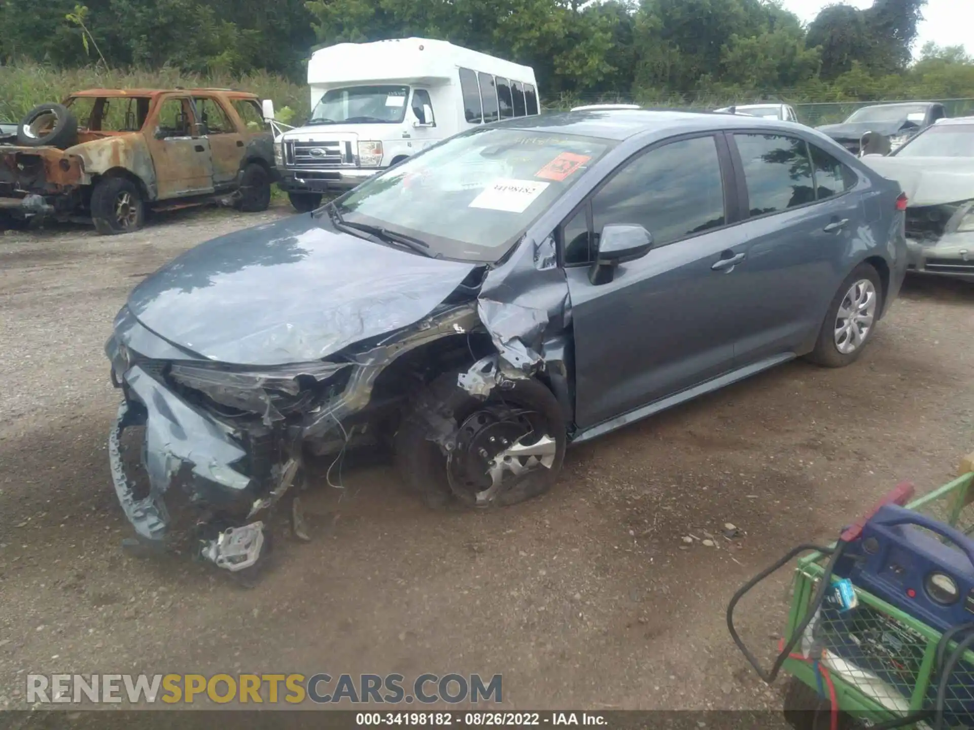 2 Фотография поврежденного автомобиля 5YFEPMAE3MP168830 TOYOTA COROLLA 2021