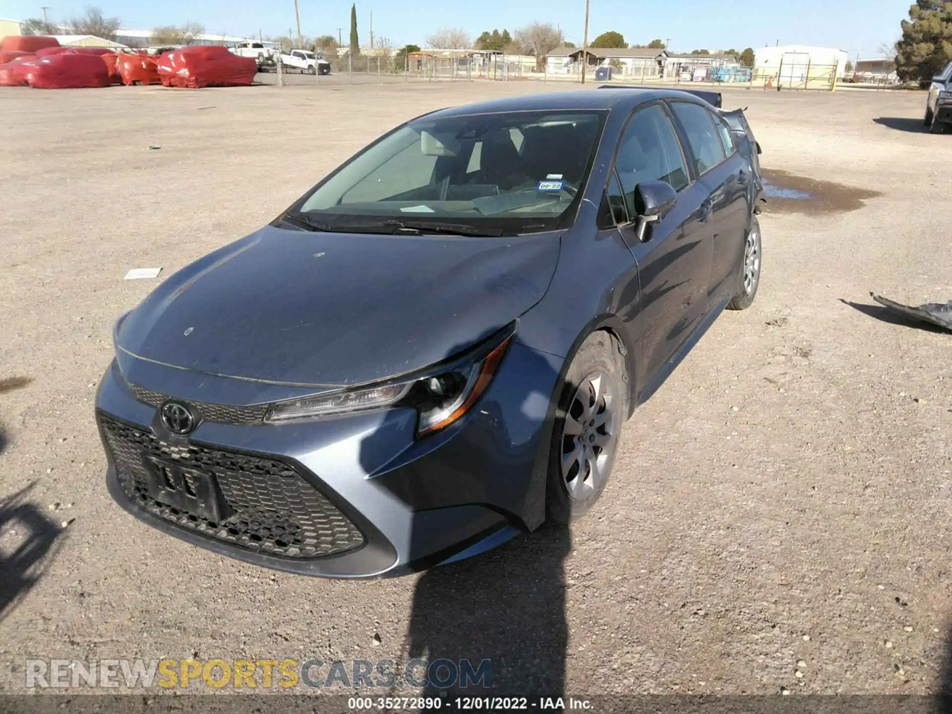 2 Photograph of a damaged car 5YFEPMAE3MP171453 TOYOTA COROLLA 2021