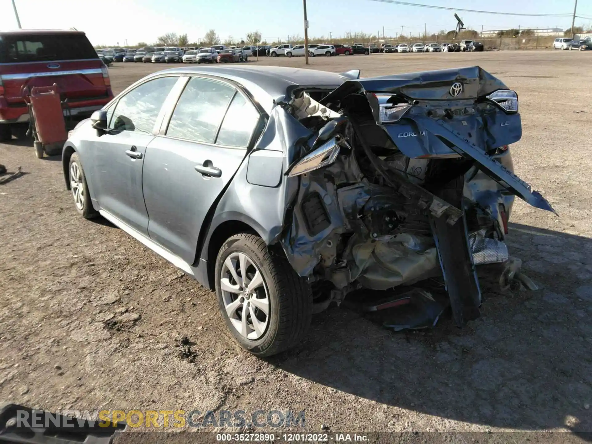 3 Photograph of a damaged car 5YFEPMAE3MP171453 TOYOTA COROLLA 2021