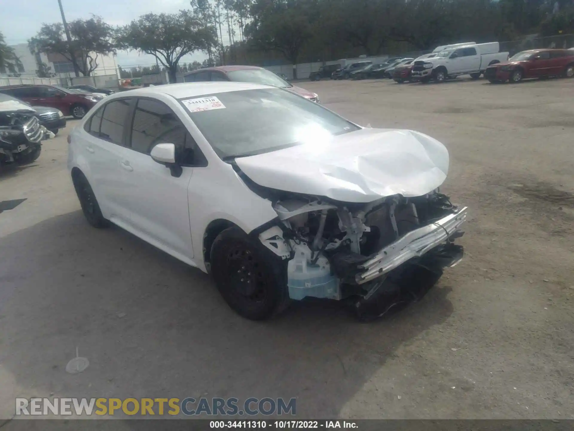 1 fotografías del automóvil dañado 5YFEPMAE3MP172294 TOYOTA COROLLA 2021