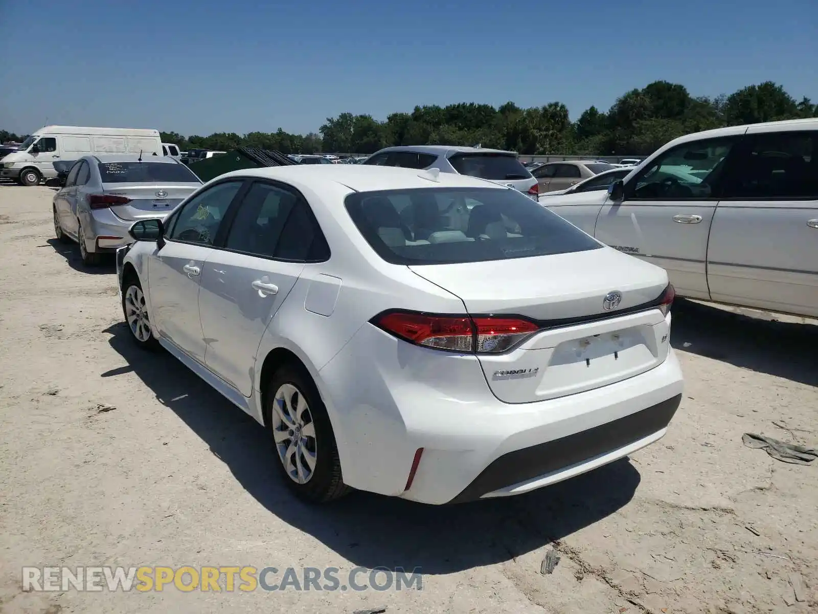 3 Photograph of a damaged car 5YFEPMAE3MP174594 TOYOTA COROLLA 2021