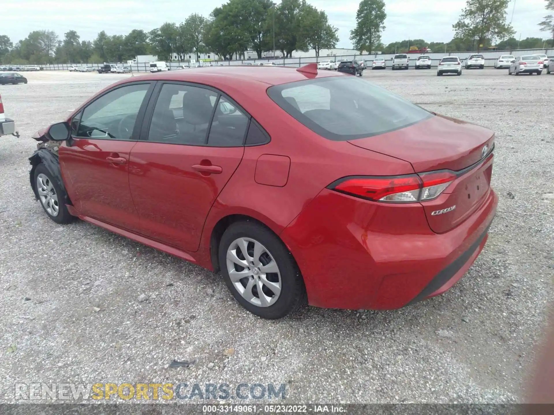 3 Photograph of a damaged car 5YFEPMAE3MP176166 TOYOTA COROLLA 2021