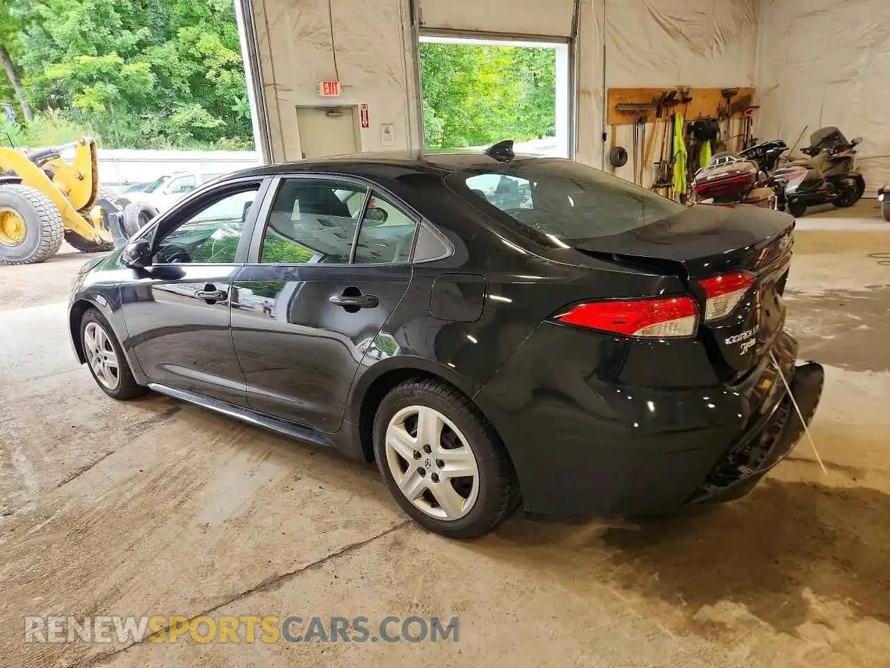 2 Photograph of a damaged car 5YFEPMAE3MP176197 TOYOTA COROLLA 2021
