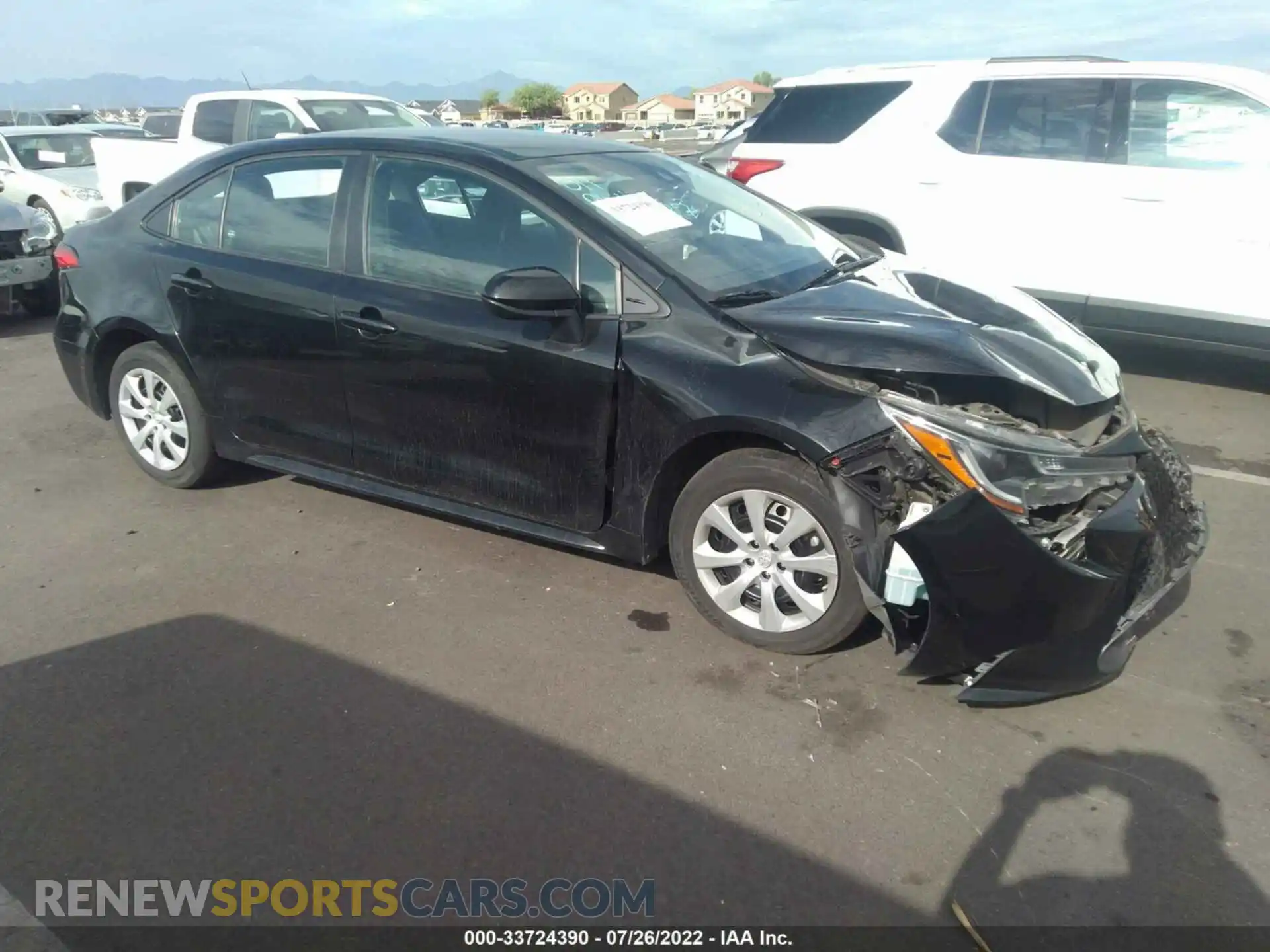 1 Photograph of a damaged car 5YFEPMAE3MP176572 TOYOTA COROLLA 2021