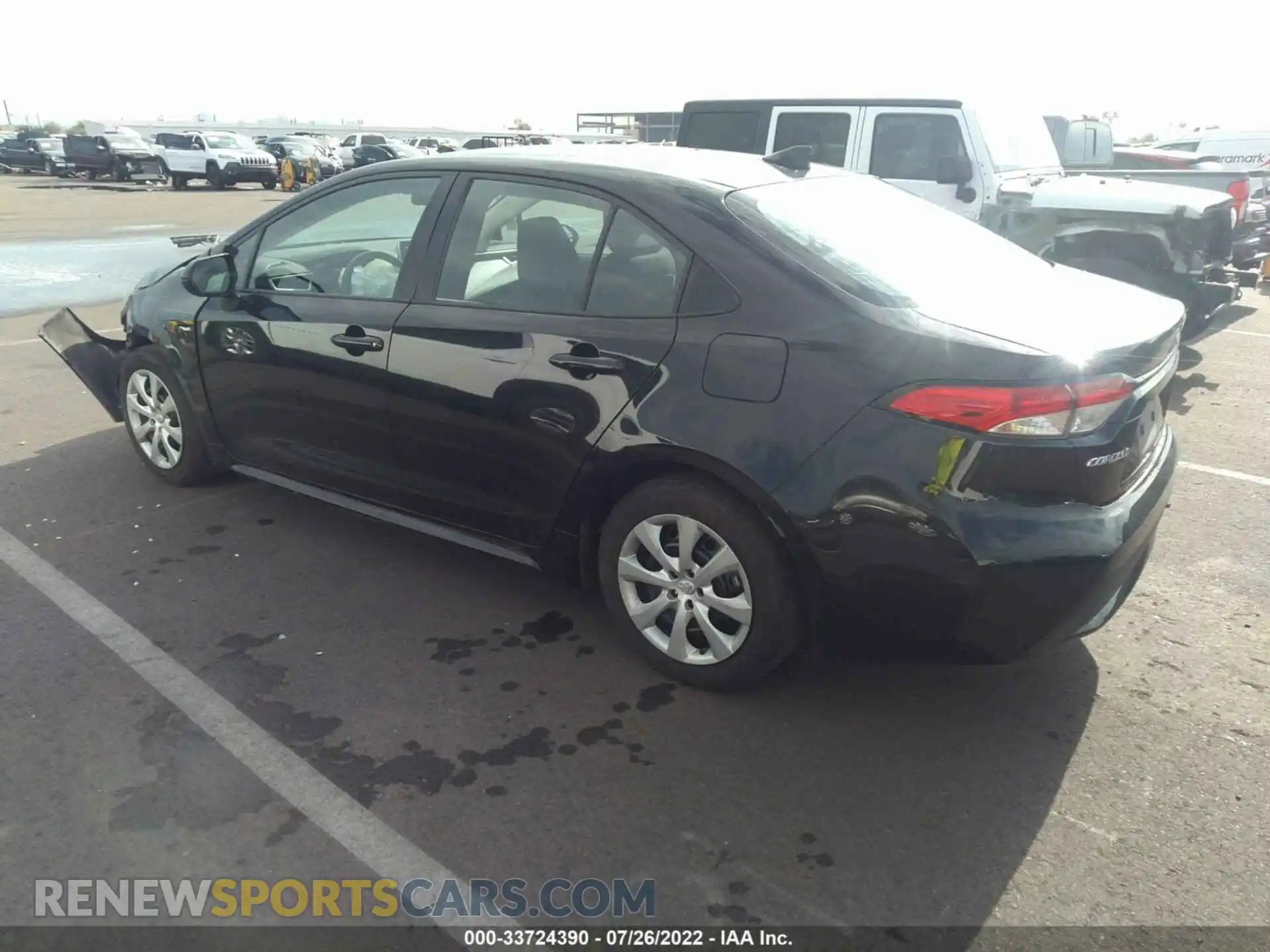 3 Photograph of a damaged car 5YFEPMAE3MP176572 TOYOTA COROLLA 2021