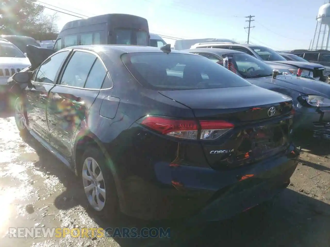 3 Photograph of a damaged car 5YFEPMAE3MP178337 TOYOTA COROLLA 2021