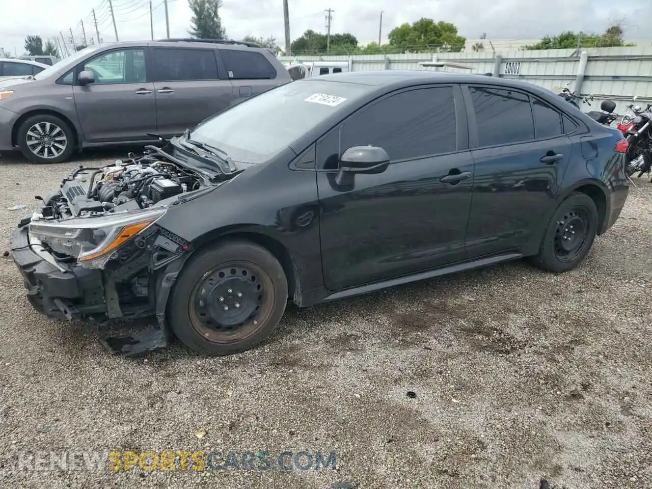 1 Photograph of a damaged car 5YFEPMAE3MP178712 TOYOTA COROLLA 2021