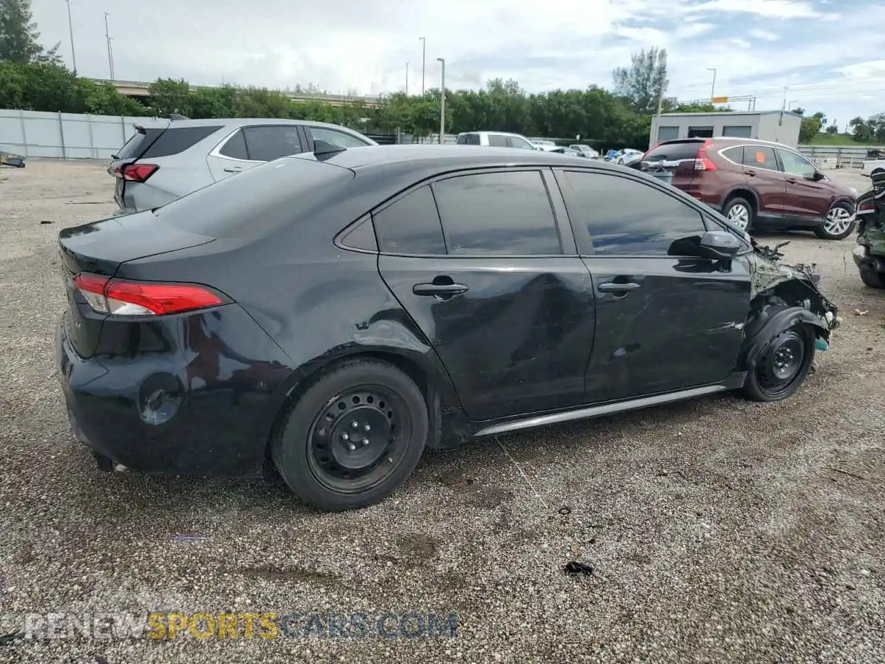 3 Photograph of a damaged car 5YFEPMAE3MP178712 TOYOTA COROLLA 2021