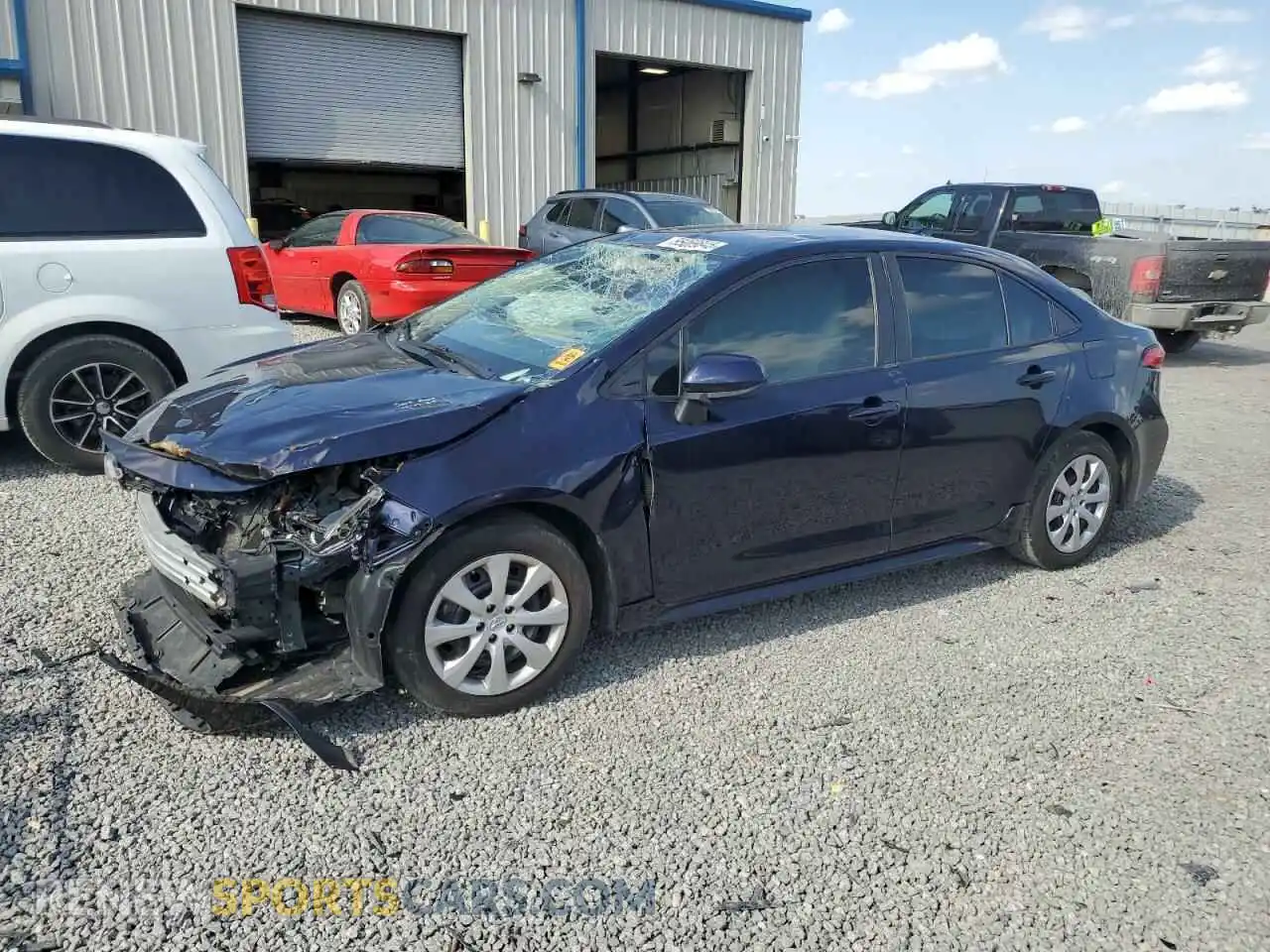 1 fotografías del automóvil dañado 5YFEPMAE3MP178967 TOYOTA COROLLA 2021
