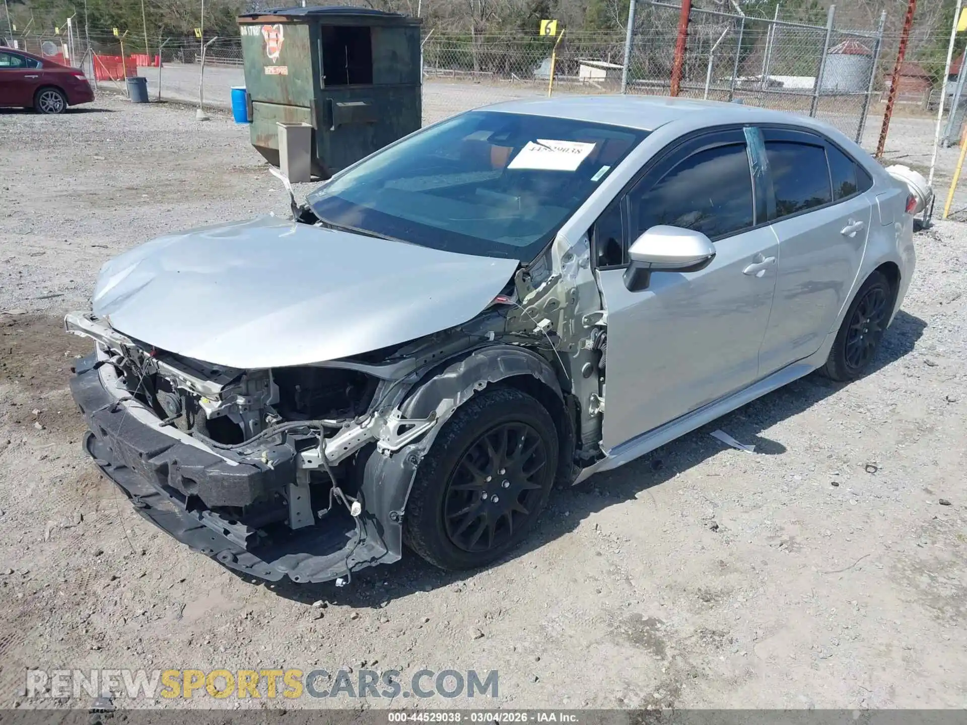 2 Photograph of a damaged car 5YFEPMAE3MP179620 TOYOTA COROLLA 2021