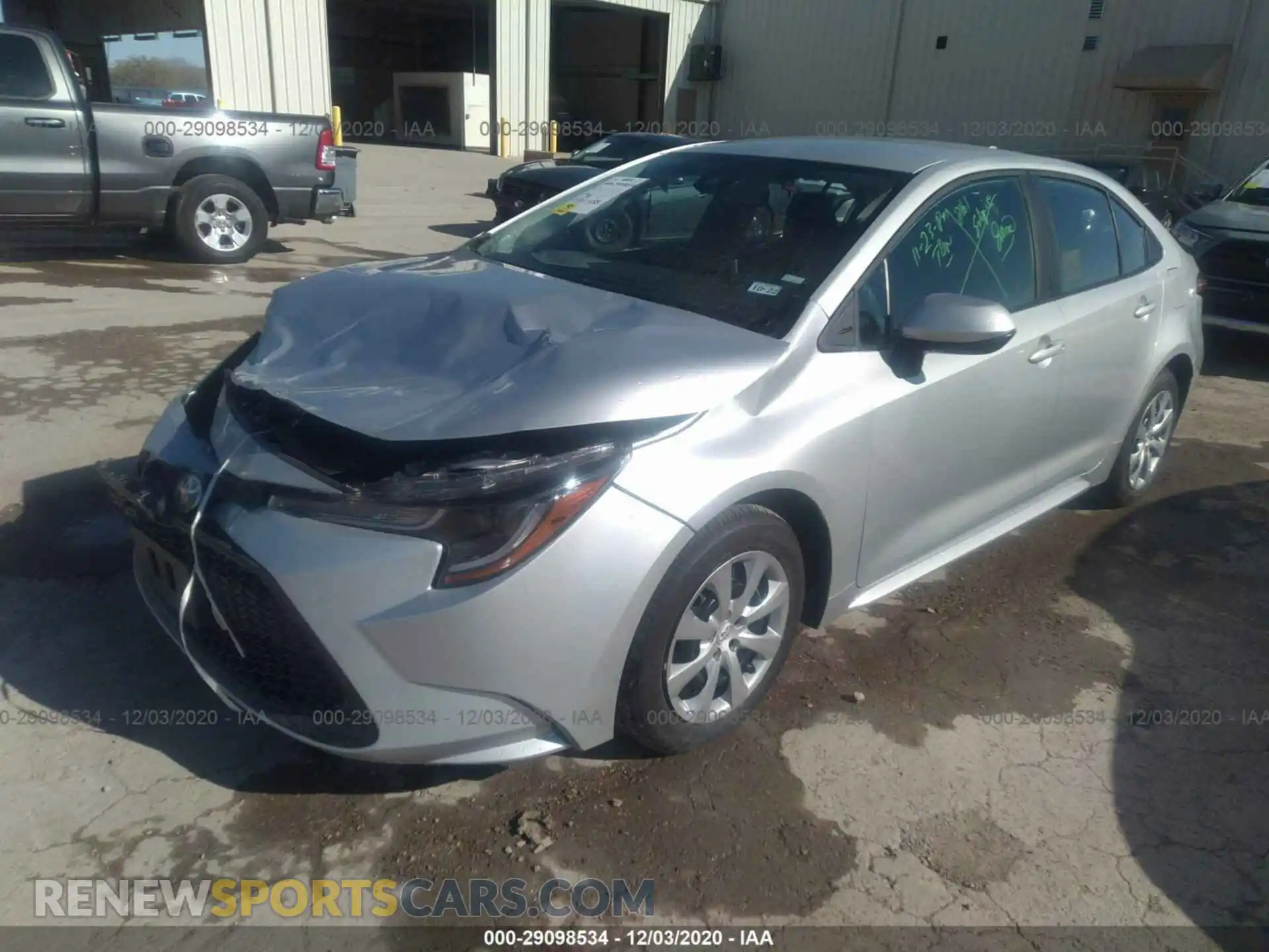 2 Photograph of a damaged car 5YFEPMAE3MP180945 TOYOTA COROLLA 2021