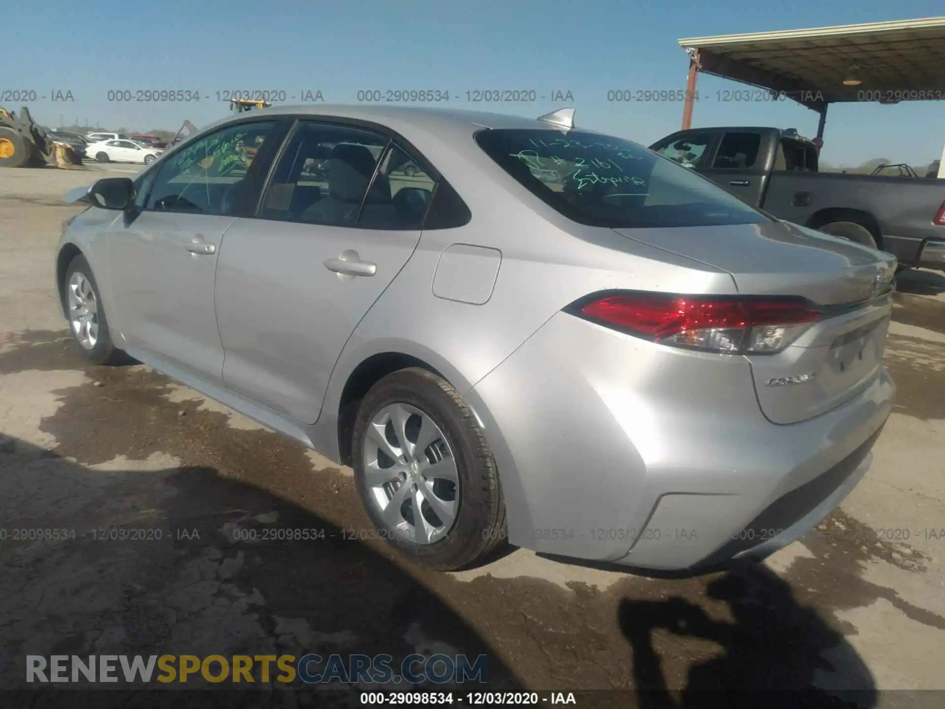 3 Photograph of a damaged car 5YFEPMAE3MP180945 TOYOTA COROLLA 2021
