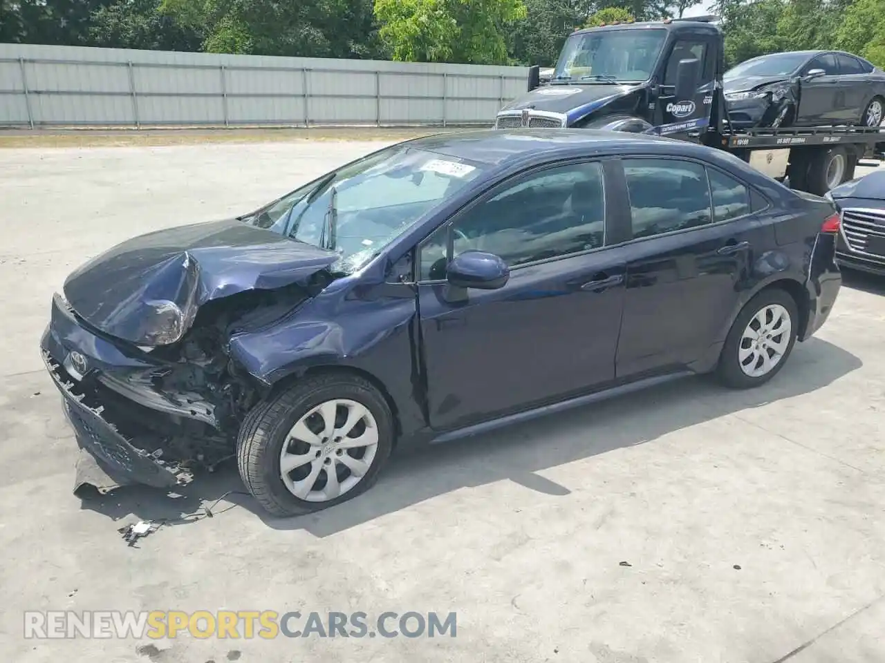 1 Photograph of a damaged car 5YFEPMAE3MP181285 TOYOTA COROLLA 2021