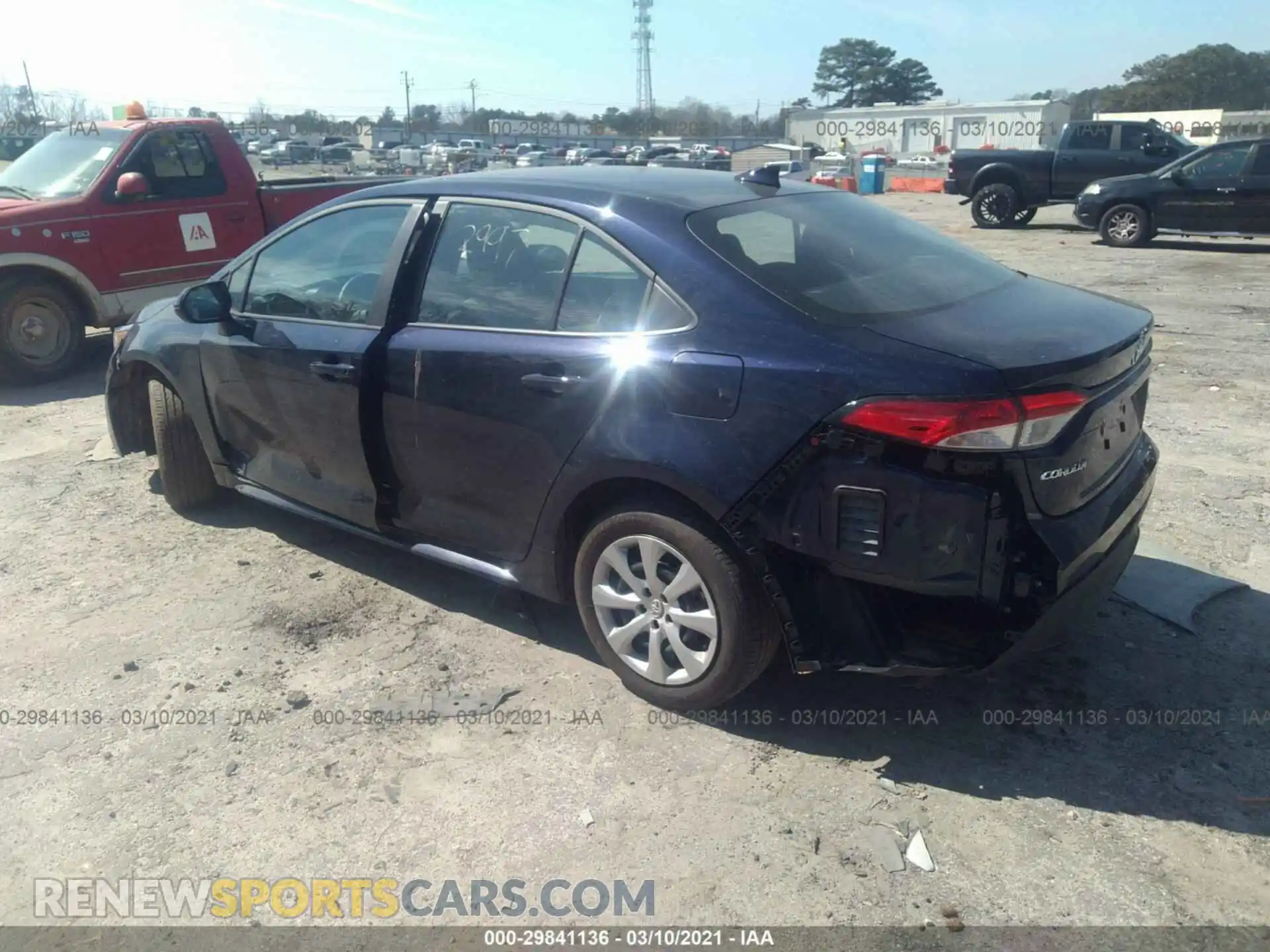 3 Photograph of a damaged car 5YFEPMAE3MP181917 TOYOTA COROLLA 2021