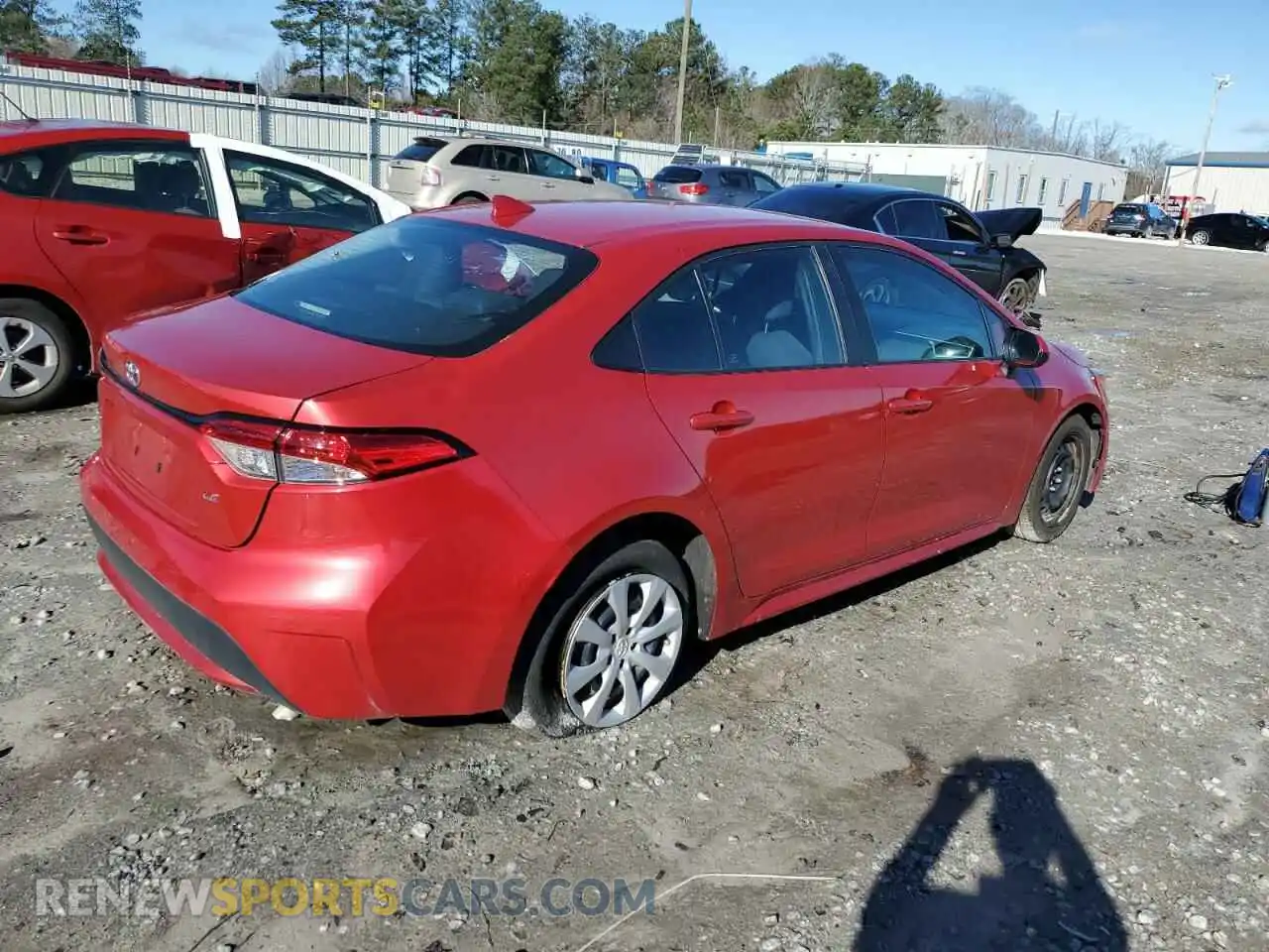 3 Photograph of a damaged car 5YFEPMAE3MP182162 TOYOTA COROLLA 2021