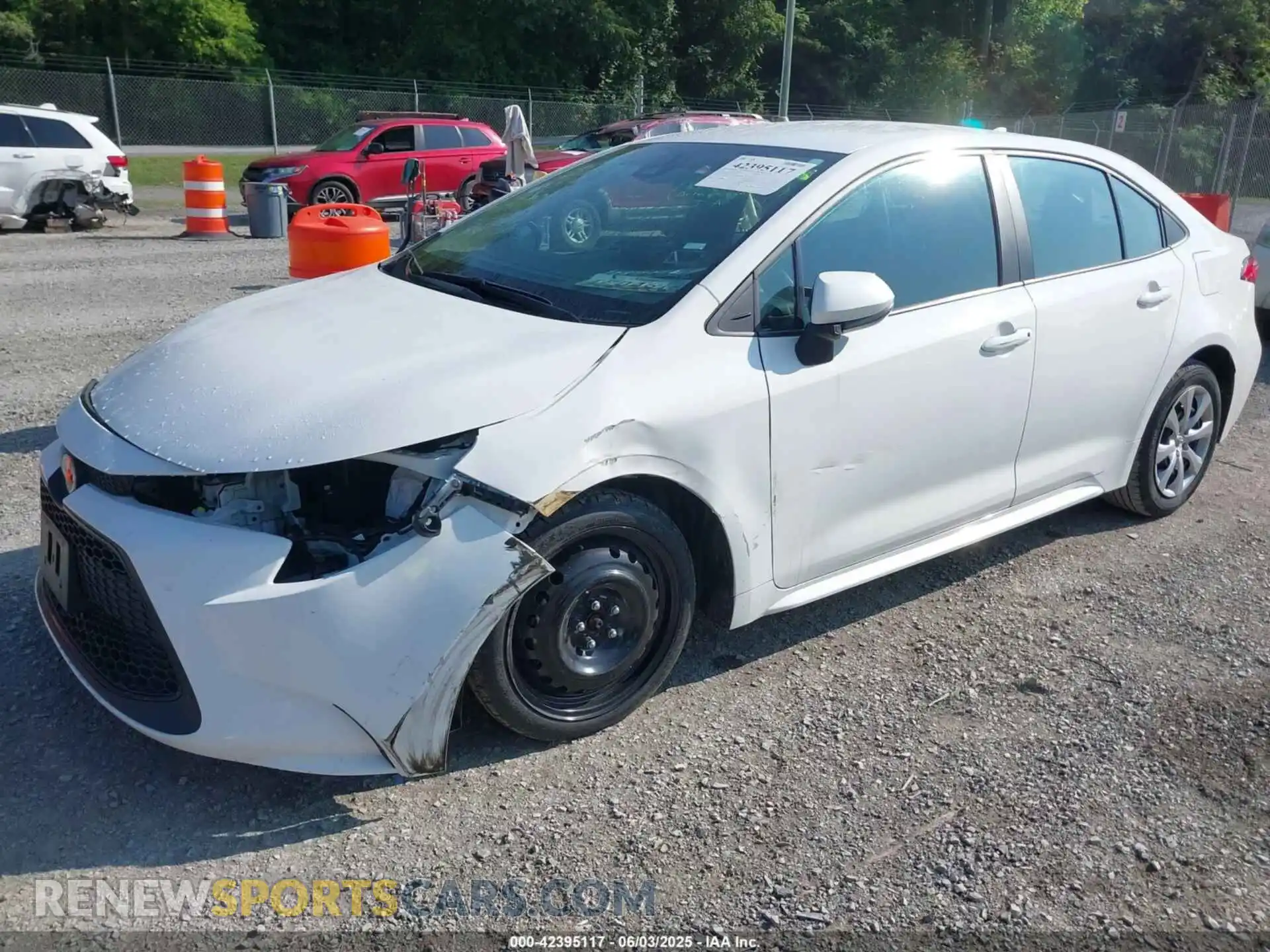 2 Photograph of a damaged car 5YFEPMAE3MP184185 TOYOTA COROLLA 2021