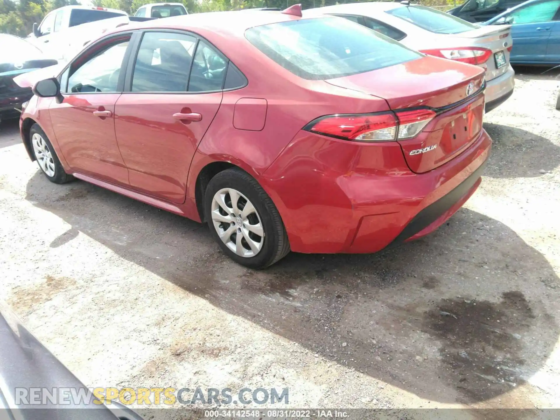 3 Photograph of a damaged car 5YFEPMAE3MP184414 TOYOTA COROLLA 2021