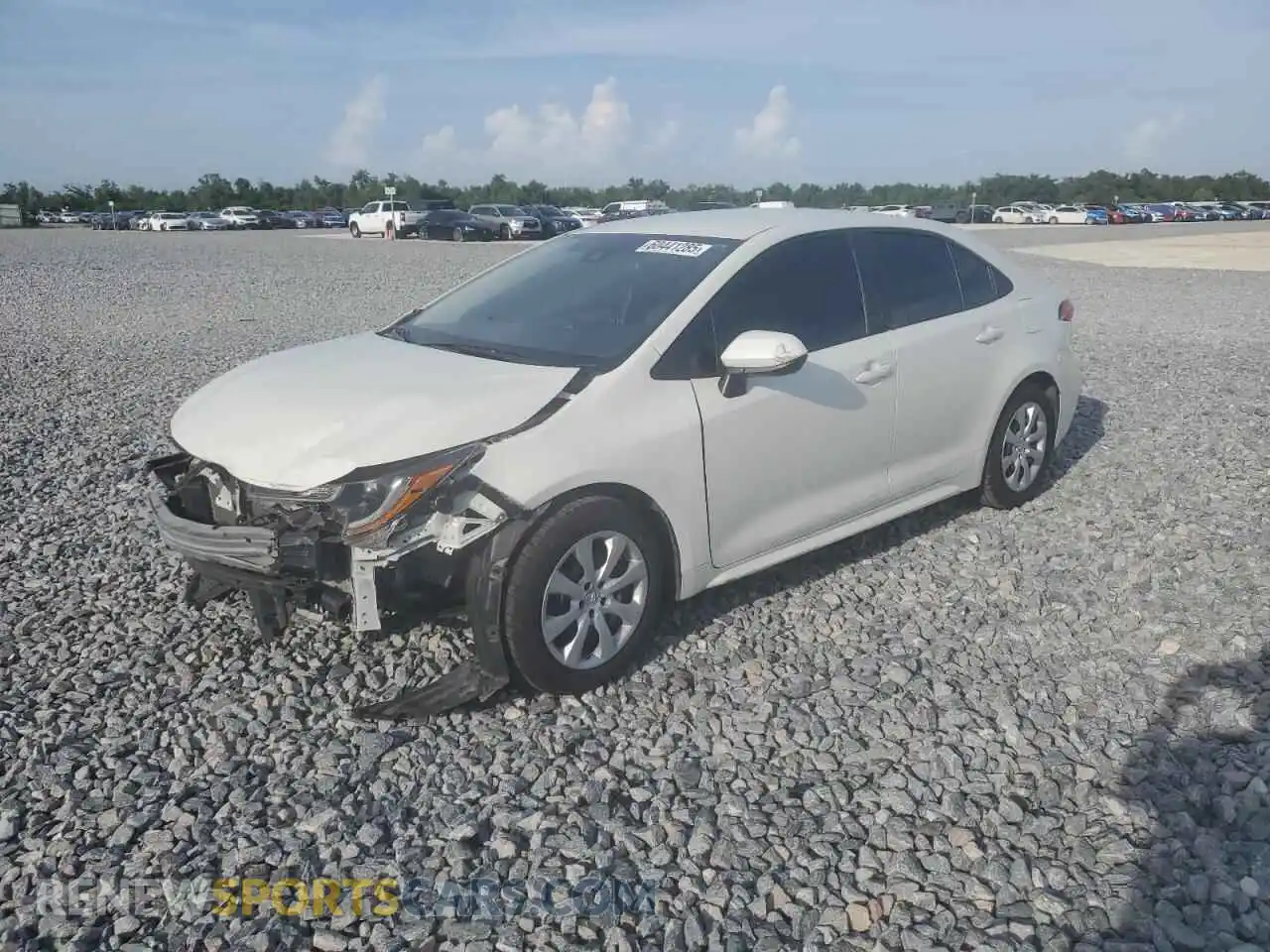 1 Photograph of a damaged car 5YFEPMAE3MP184686 TOYOTA COROLLA 2021