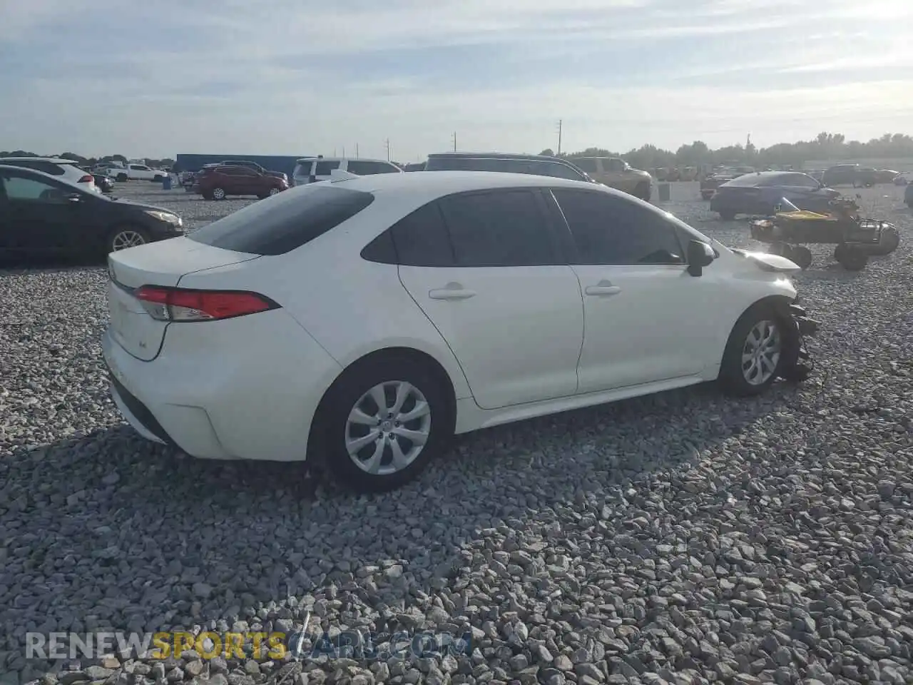 3 Photograph of a damaged car 5YFEPMAE3MP184686 TOYOTA COROLLA 2021