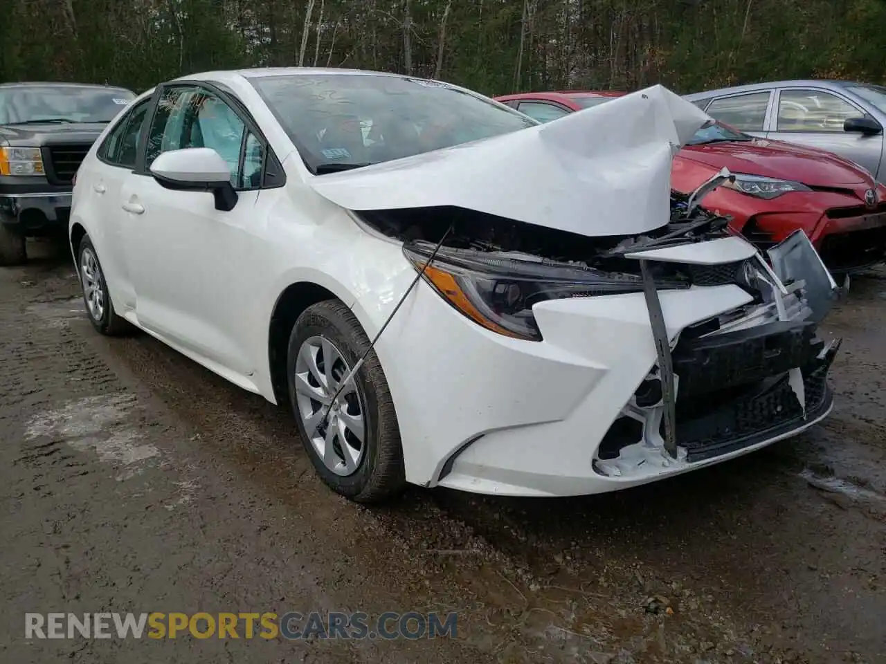 1 fotografías del automóvil dañado 5YFEPMAE3MP185742 TOYOTA COROLLA 2021