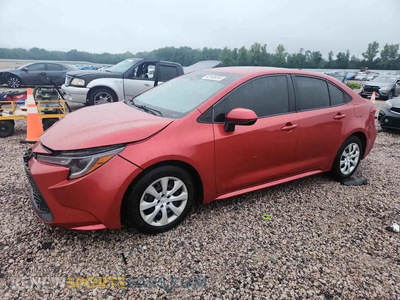 1 Photograph of a damaged car 5YFEPMAE3MP186003 TOYOTA COROLLA 2021