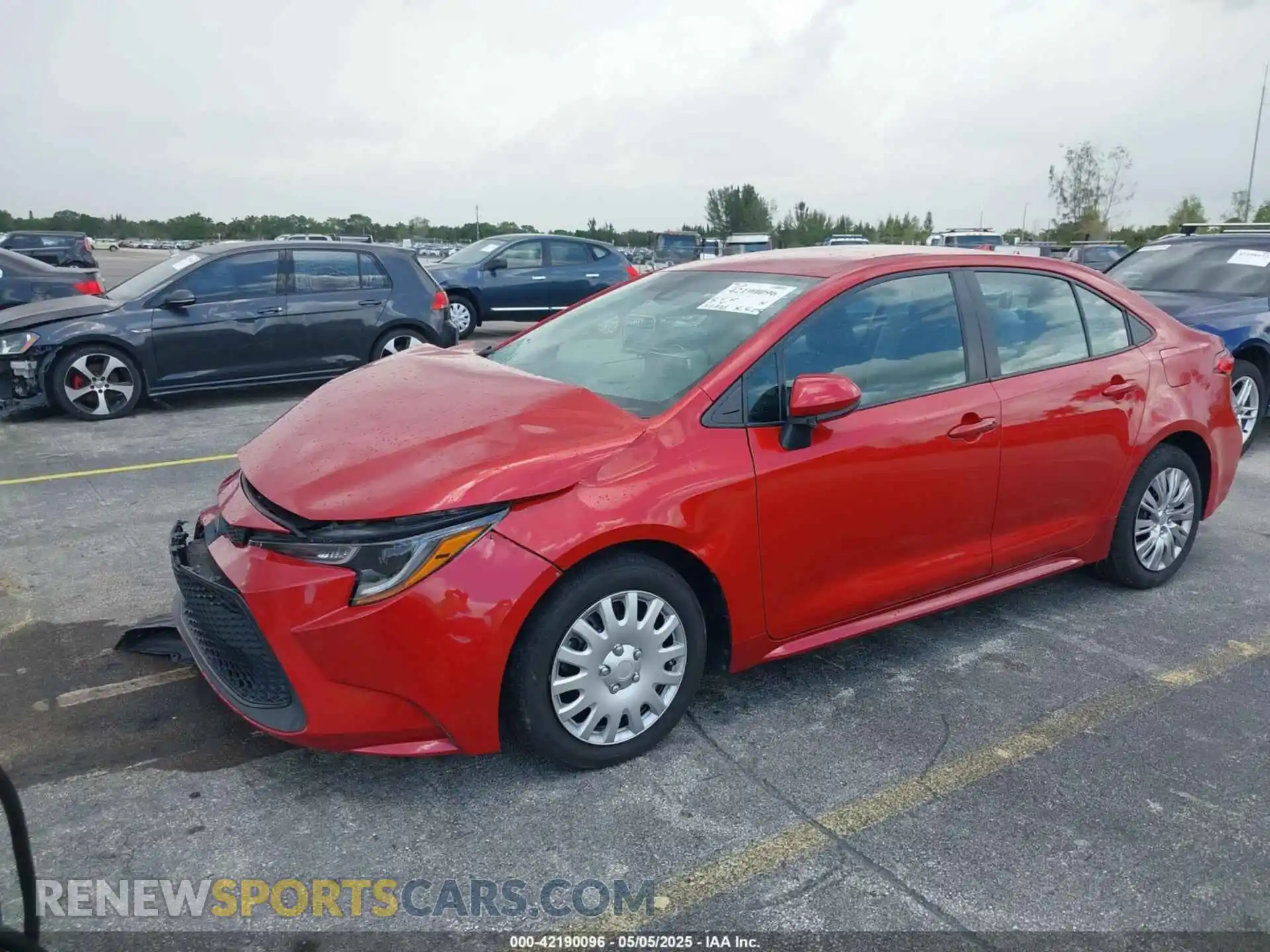 2 Photograph of a damaged car 5YFEPMAE3MP187958 TOYOTA COROLLA 2021
