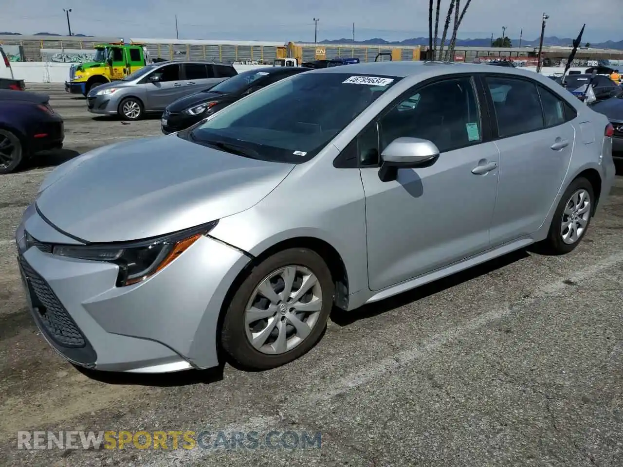 1 Photograph of a damaged car 5YFEPMAE3MP189144 TOYOTA COROLLA 2021