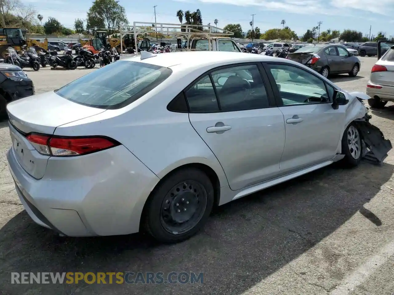3 Photograph of a damaged car 5YFEPMAE3MP189144 TOYOTA COROLLA 2021