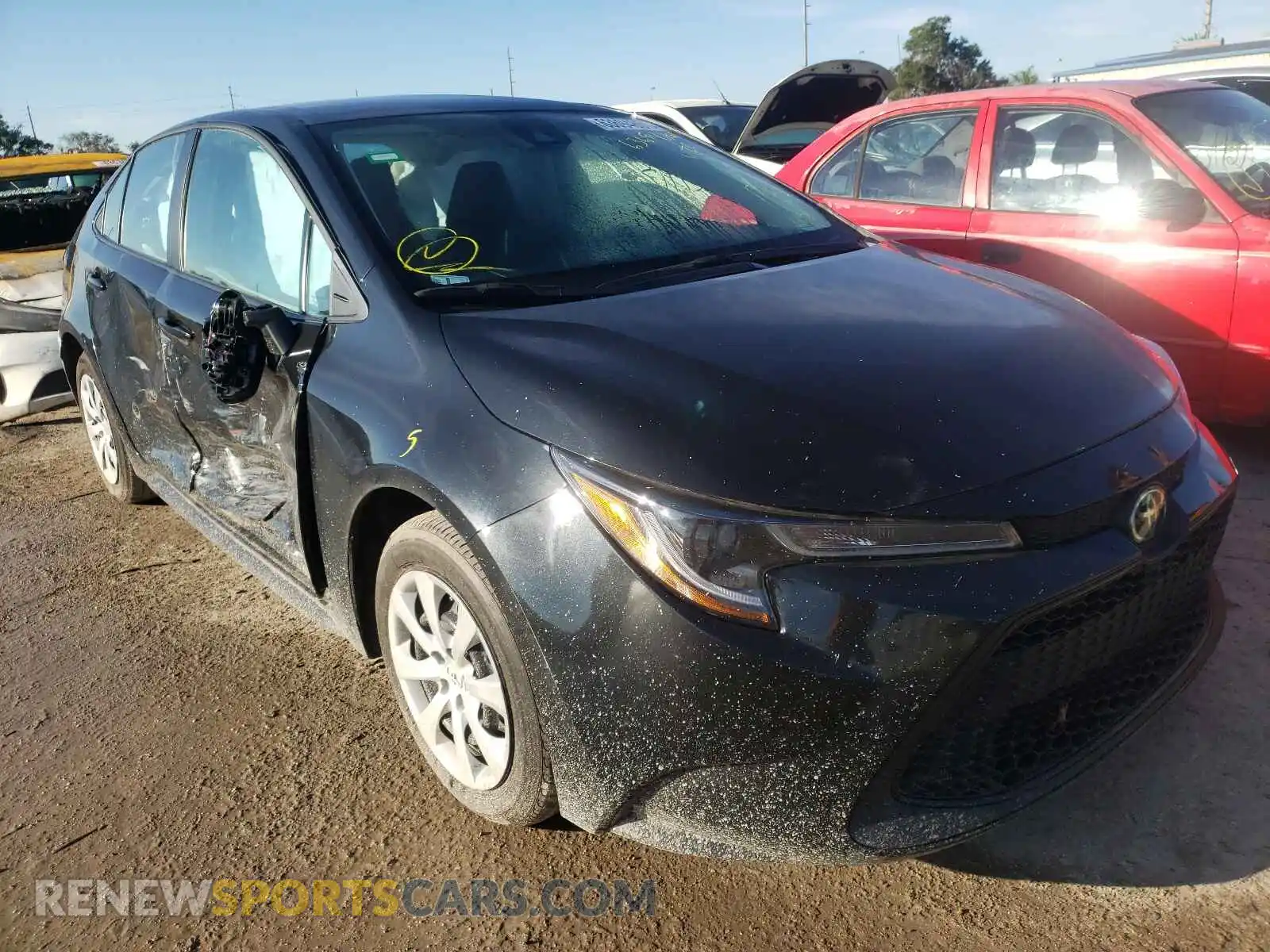 1 Photograph of a damaged car 5YFEPMAE3MP190469 TOYOTA COROLLA 2021