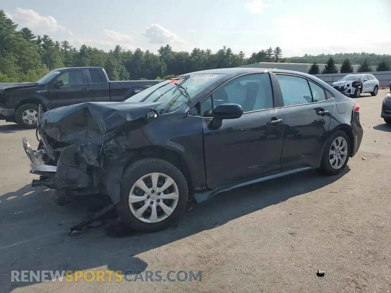 1 Photograph of a damaged car 5YFEPMAE3MP191864 TOYOTA COROLLA 2021