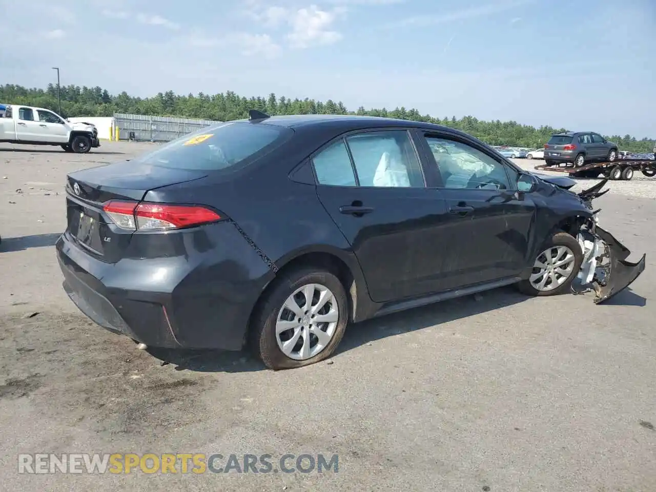3 Photograph of a damaged car 5YFEPMAE3MP191864 TOYOTA COROLLA 2021